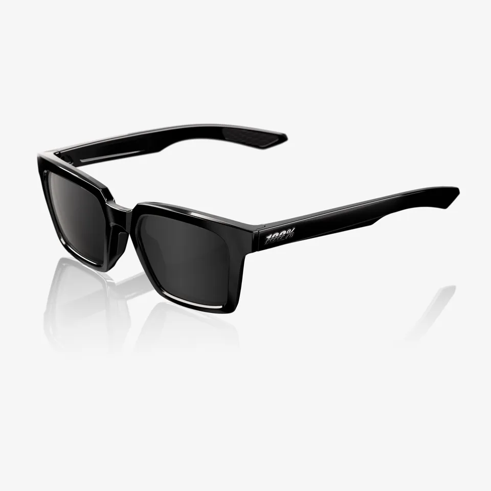 100-erba-polished-black-sonnenbrille-black-mirror image 1