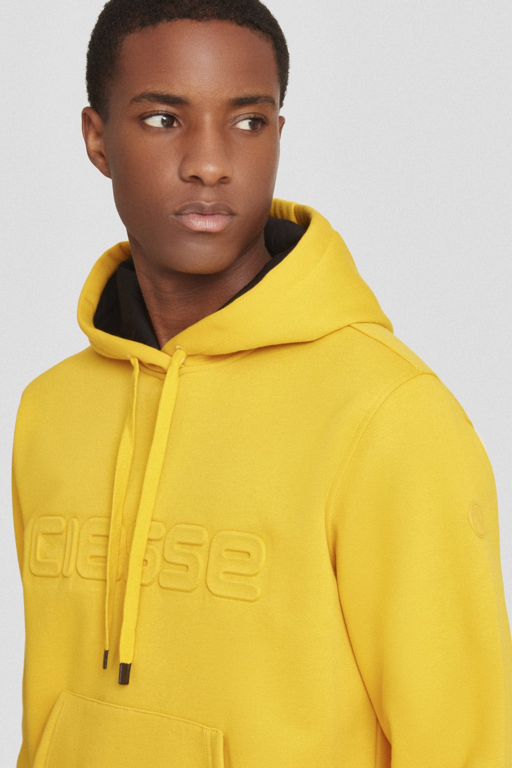 ciesse-outdoor-felpe-hoodie-gelb-baumwolle-logo-relief image 3