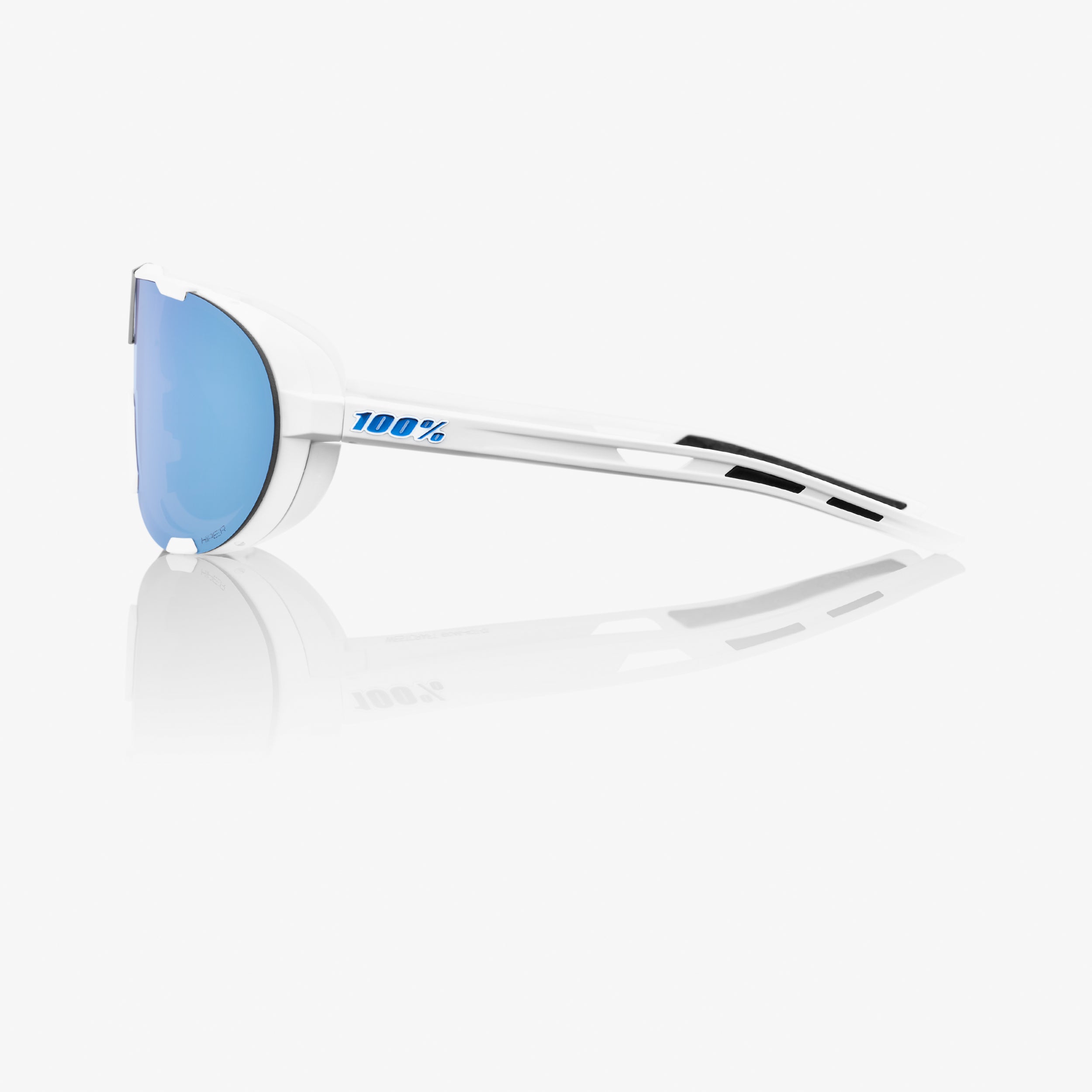 100percent-westcraft-sonnenbrille-soft-white-blue-mirror image 3