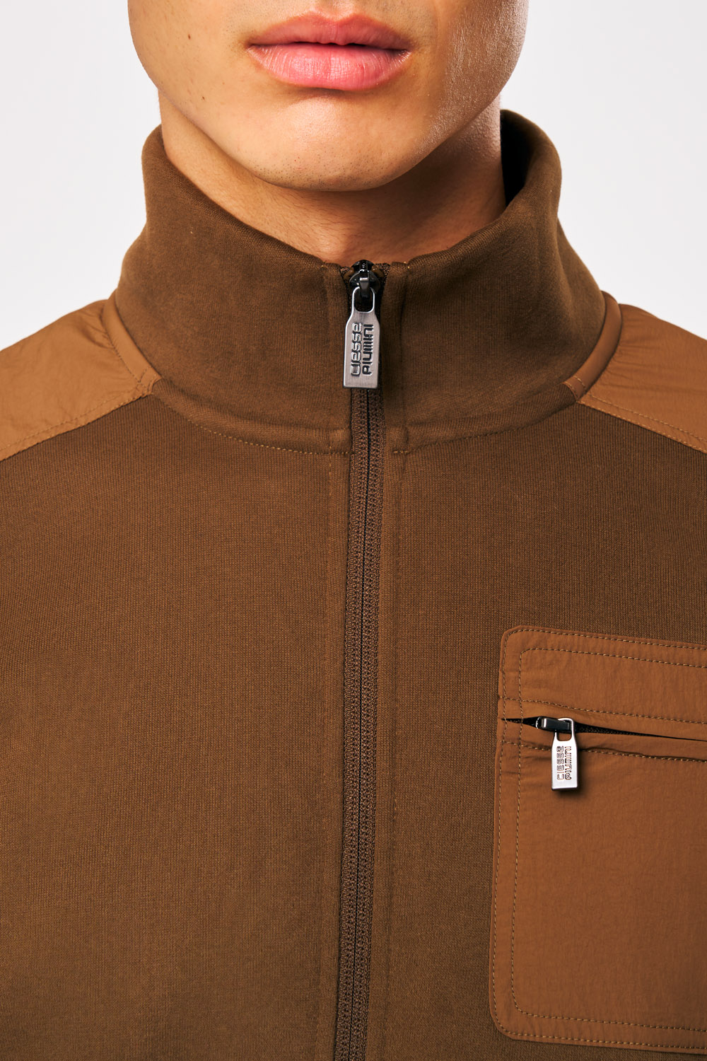ciesse-outdoor-ziad-sweatjacke-herren-braun-full-zip image 4