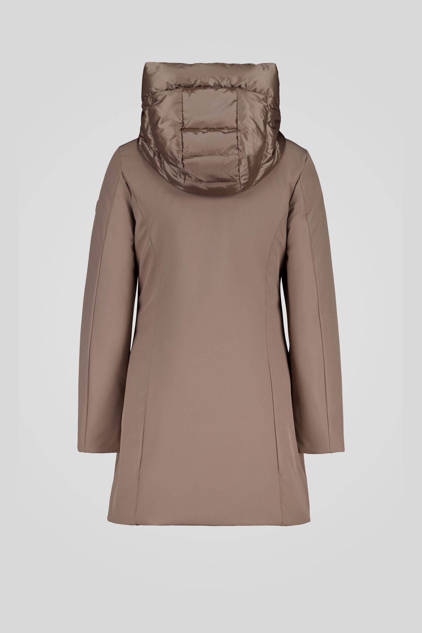 ciesse-outdoor-winterjacke-beige-lang-daunen-softshell image 6
