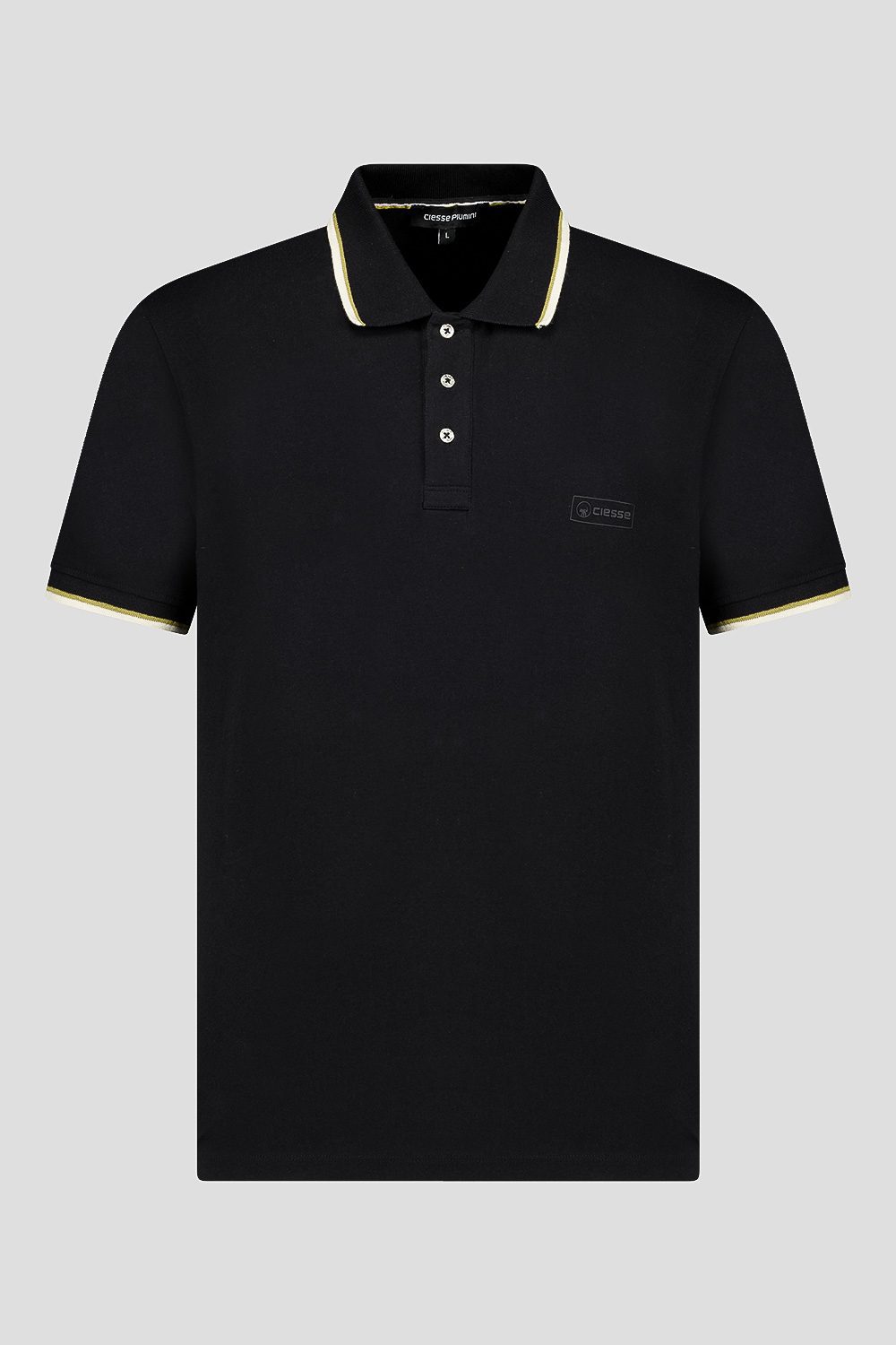 ciesse-outdoor-polo-jersey-stretch-schwarz-baumwolle image 3