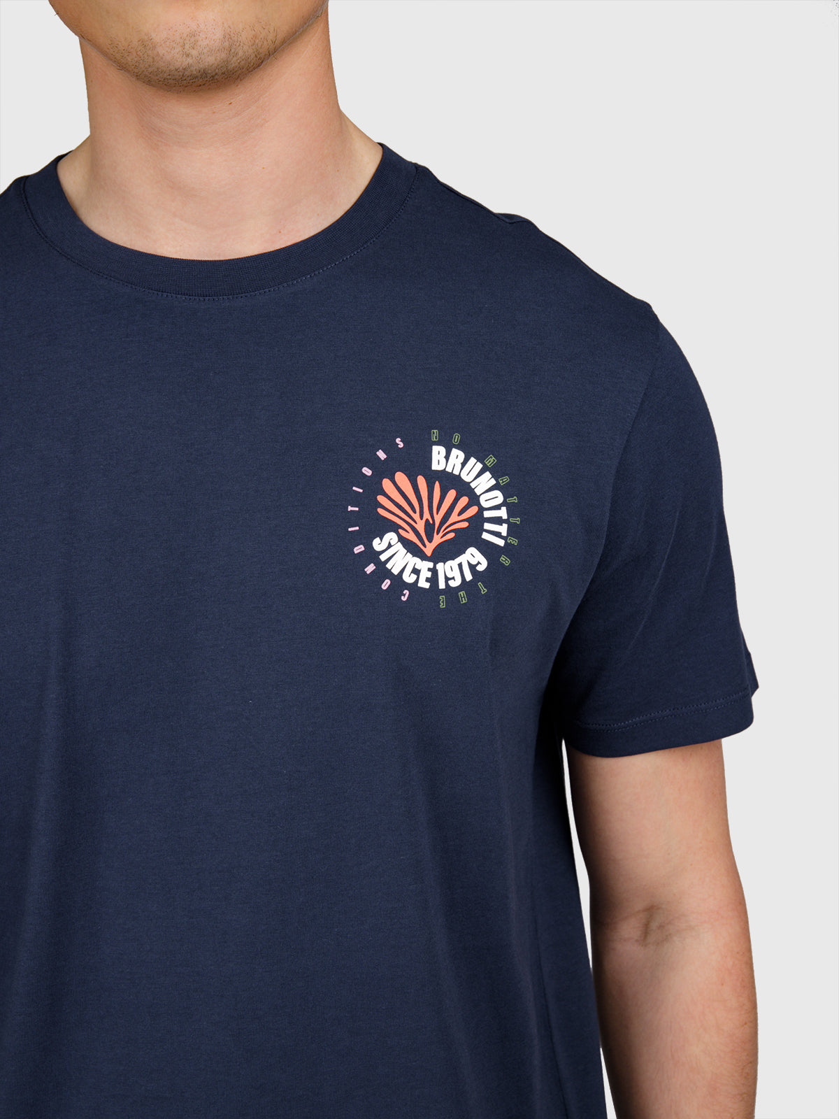 brunotti-craigly-herren-t-shirt-indigo-blue-print image 6