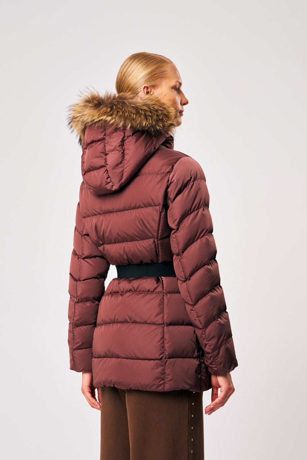 ciesse-rosalia-real-fur-winterjacke-bordeaux-damen image 5