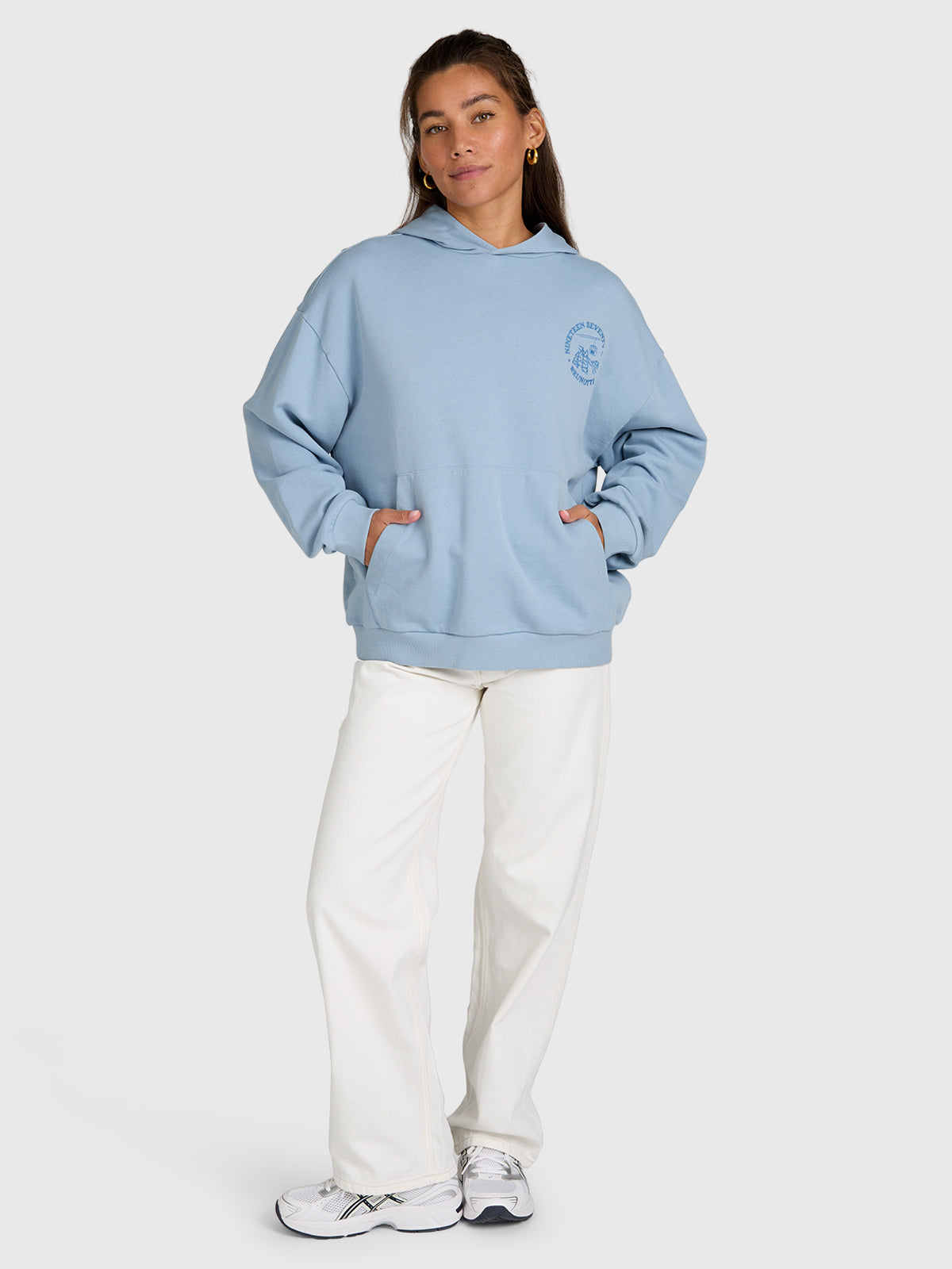brunotti-sita-damen-hoodie-hellblau-baumwolle-loose-fit image 5