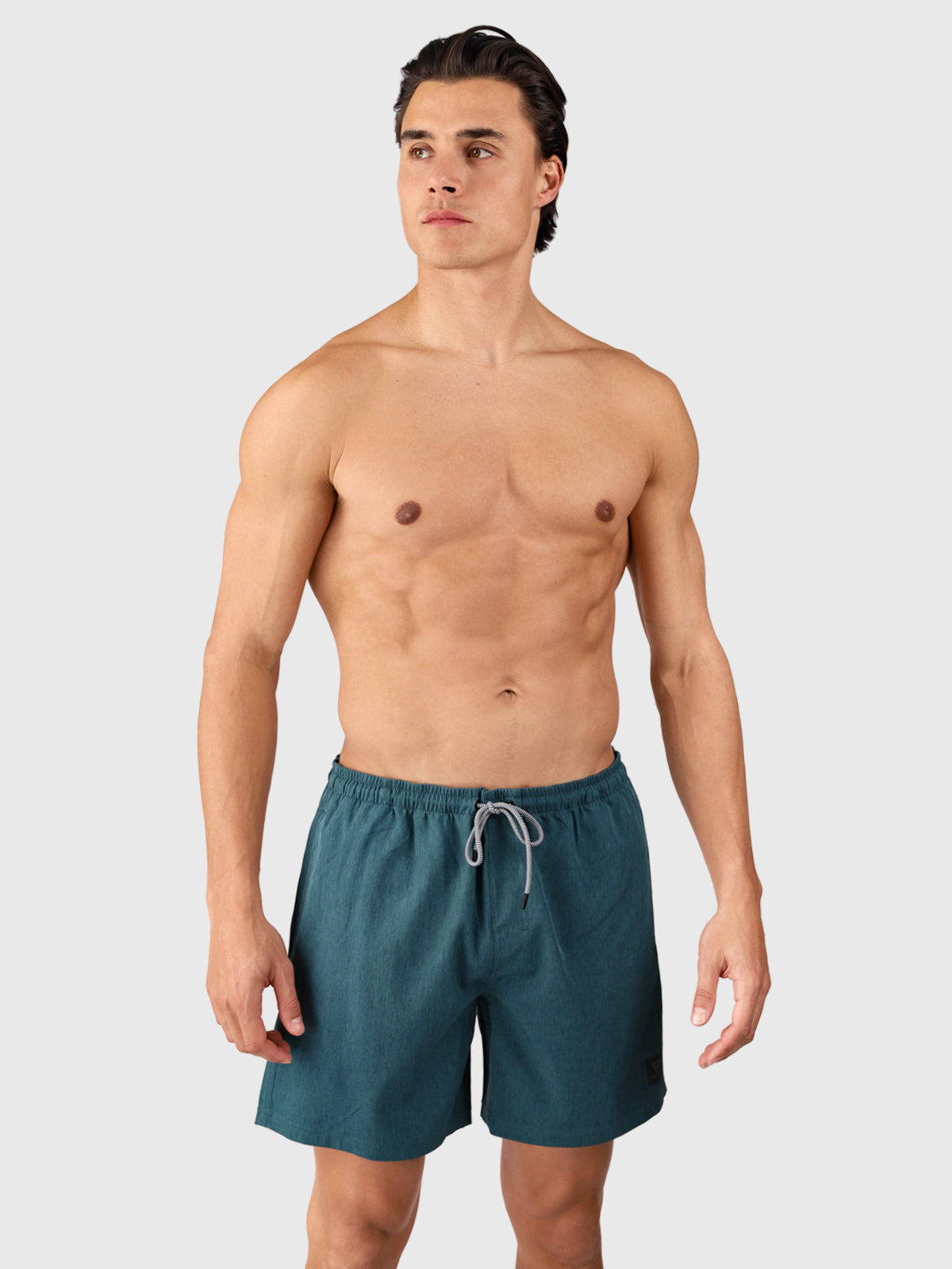brunotti-volleyer-badeshorts-herren-fuel-green-polyester-stretch image 1