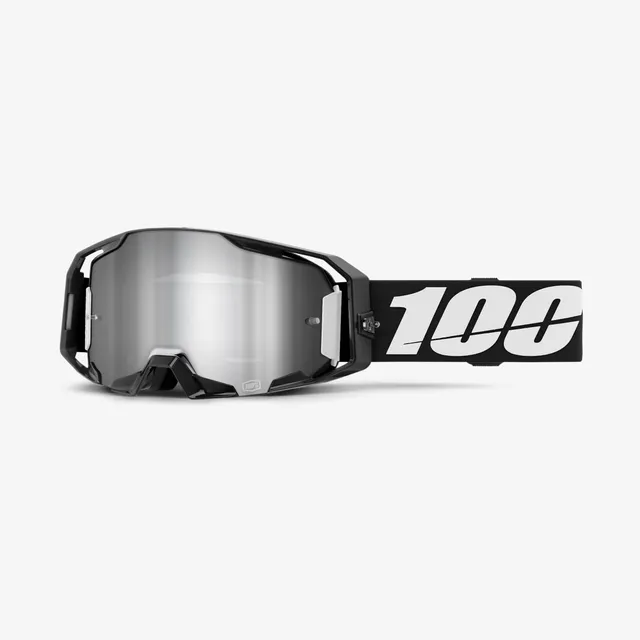 100-armatic-goggle-motocross-brille-schwarz-clear image 1