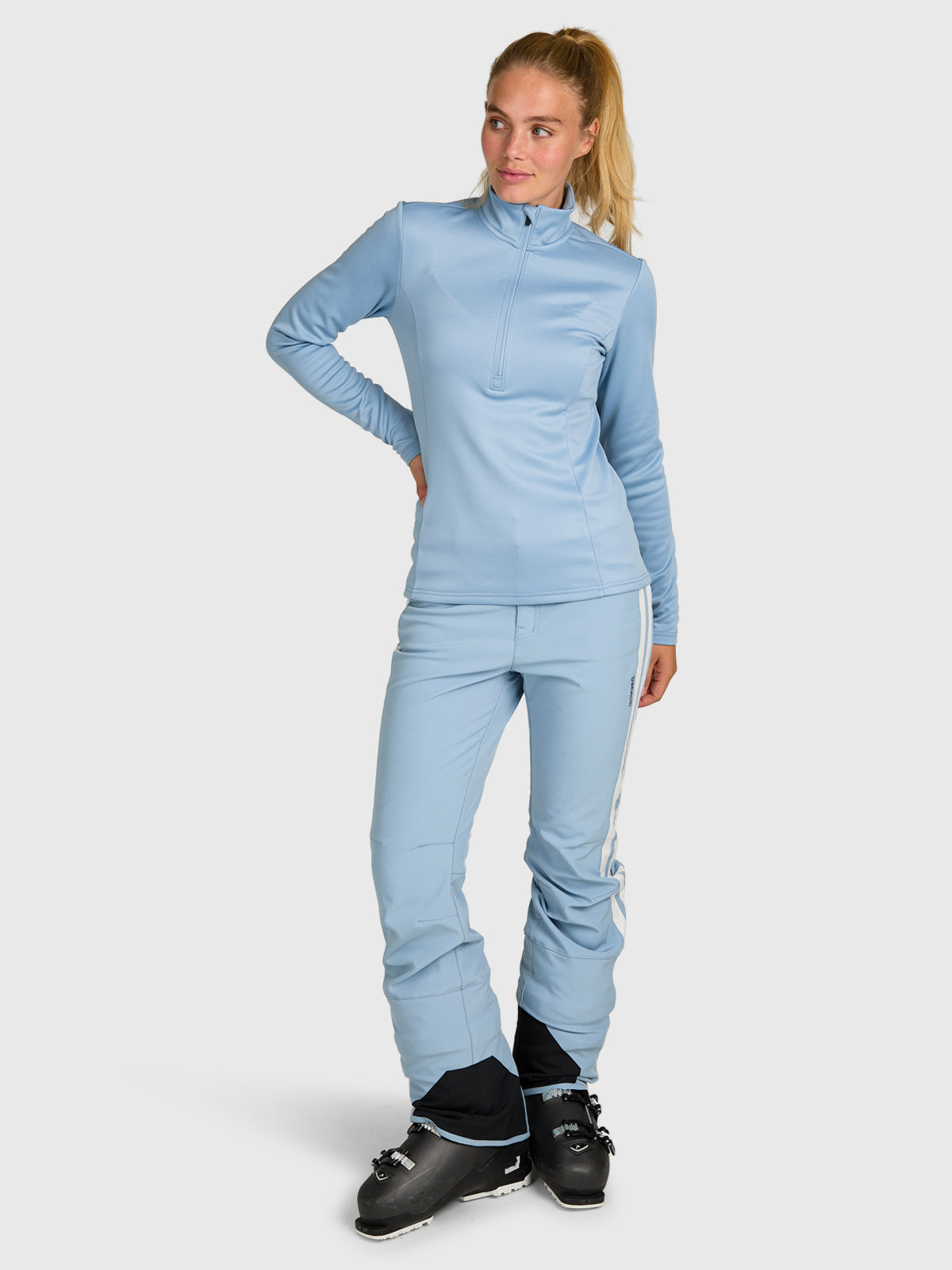 brunotti-heronne-fleecejacke-damen-pale-blue-halbzip image 5