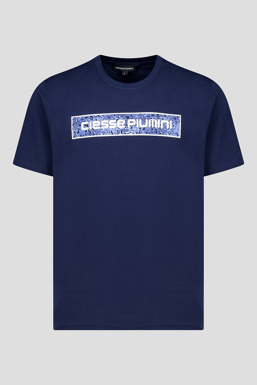 ciesse-outdoor-t-shirt-blau-baumwolle-rundhals-print image 3
