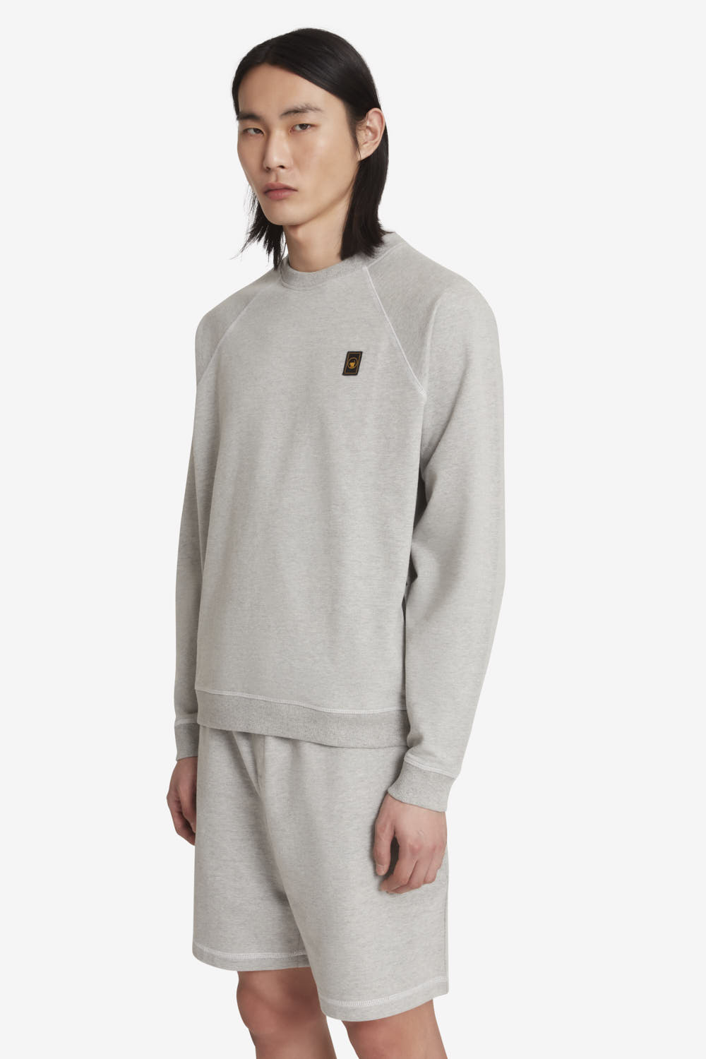ciesse-outdoor-flea-4-0-sweatshirt-grau-meliert-baumwolle-herren image 2
