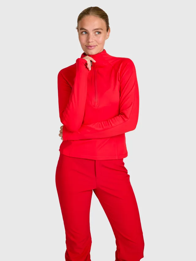 brunotti-sanna-damen-snow-fleece-true-red-slim-fit image 1