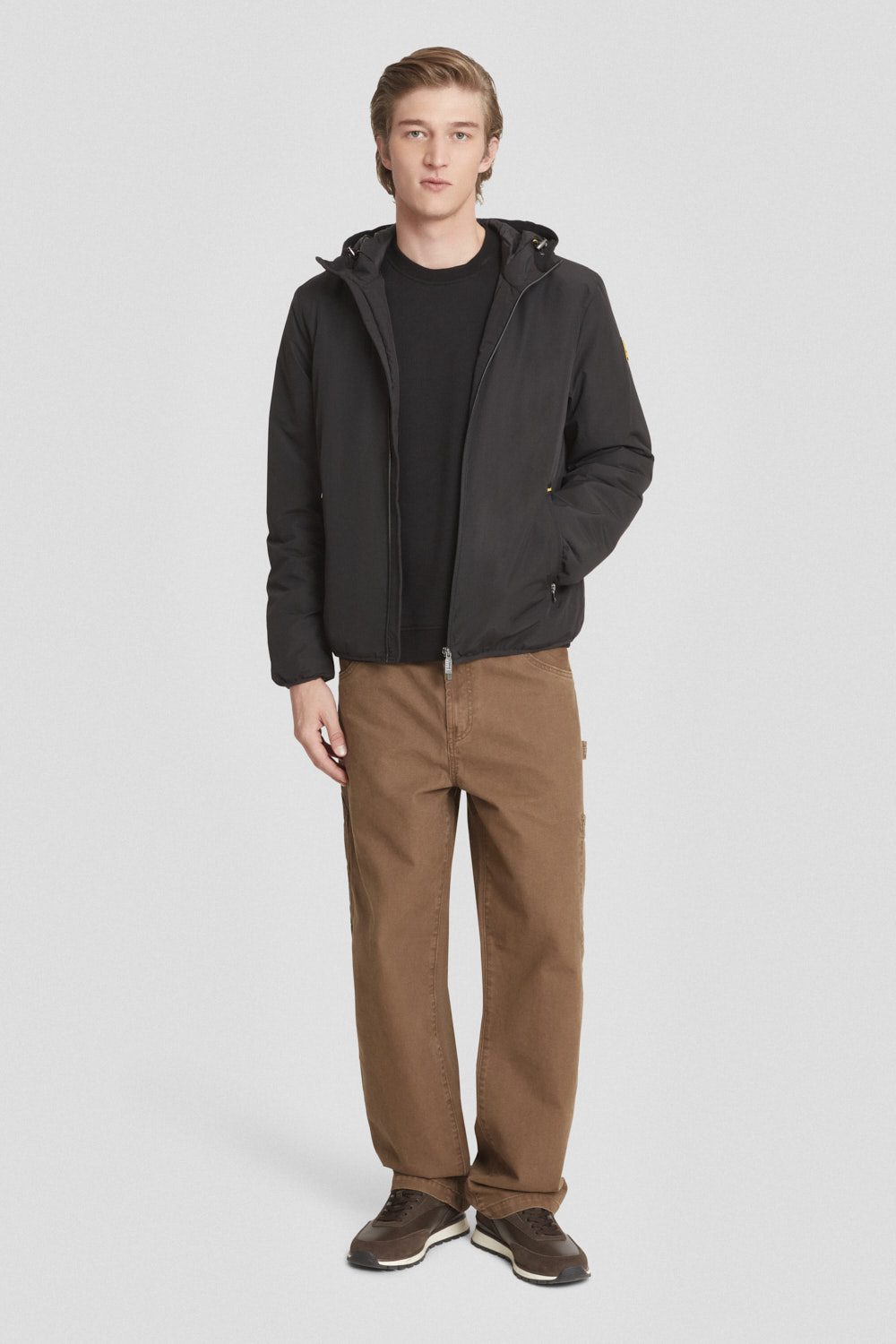 ciesse-outdoor-giacche-invernali-steppjacke-schwarz-kapuze image 2