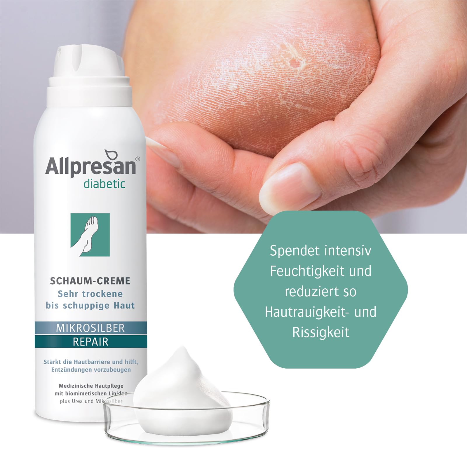allpresan-diabetic-mikrosilber-schaumcreme-2x125-ml-urea image 5