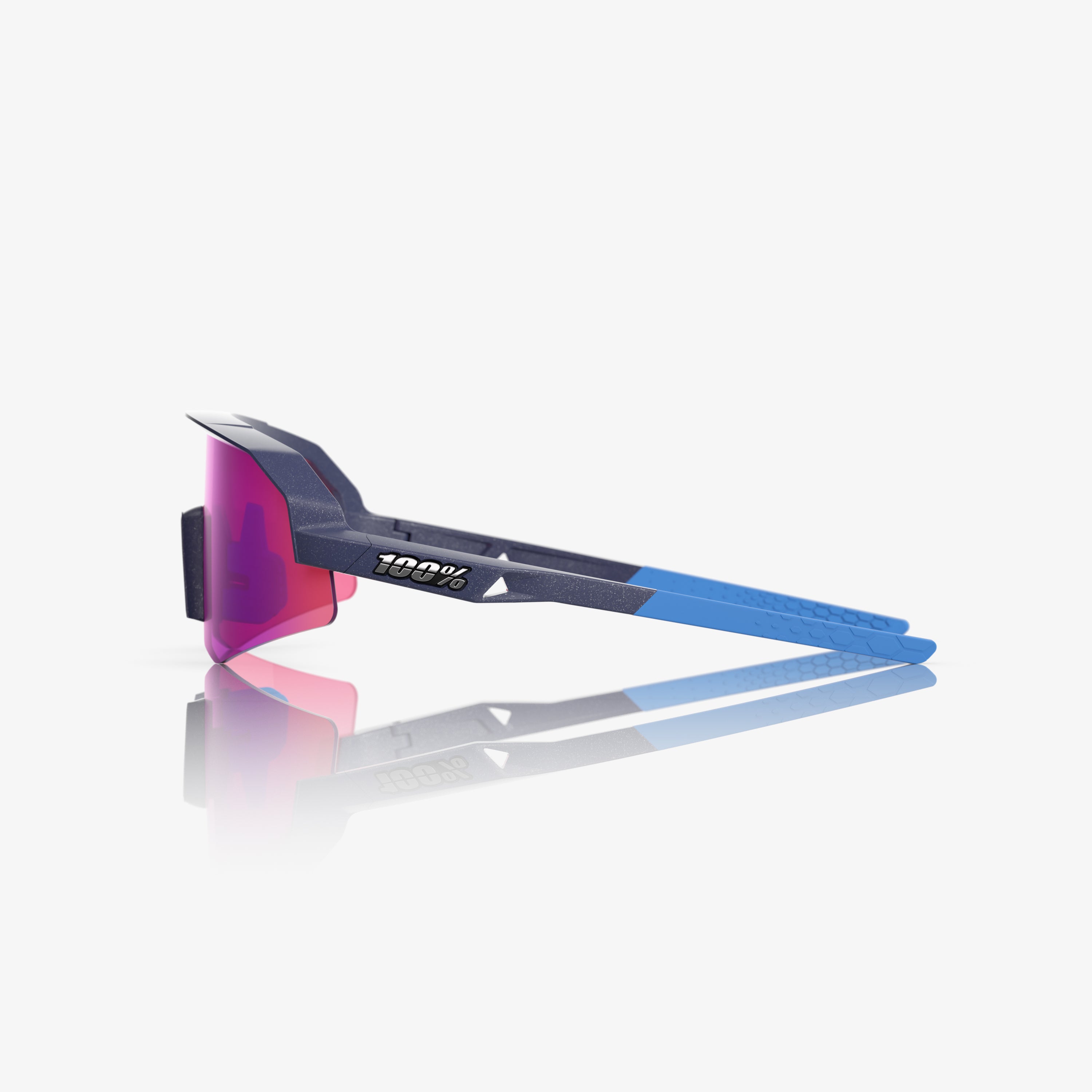 100percent-slendale-youth-sonnenbrille-satin-storm-lila-spiegel image 3