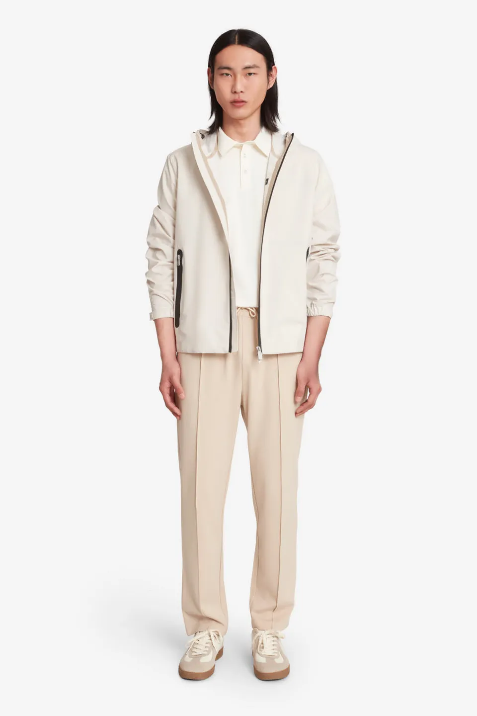 ciesse-outdoor-trivor-softshelljacke-herren-beige-kapuze image 1