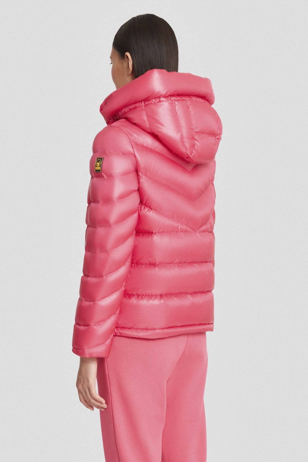 ciesse-outdoor-piumini-daunenjacke-kurz-pink-mit-kapuze image 4
