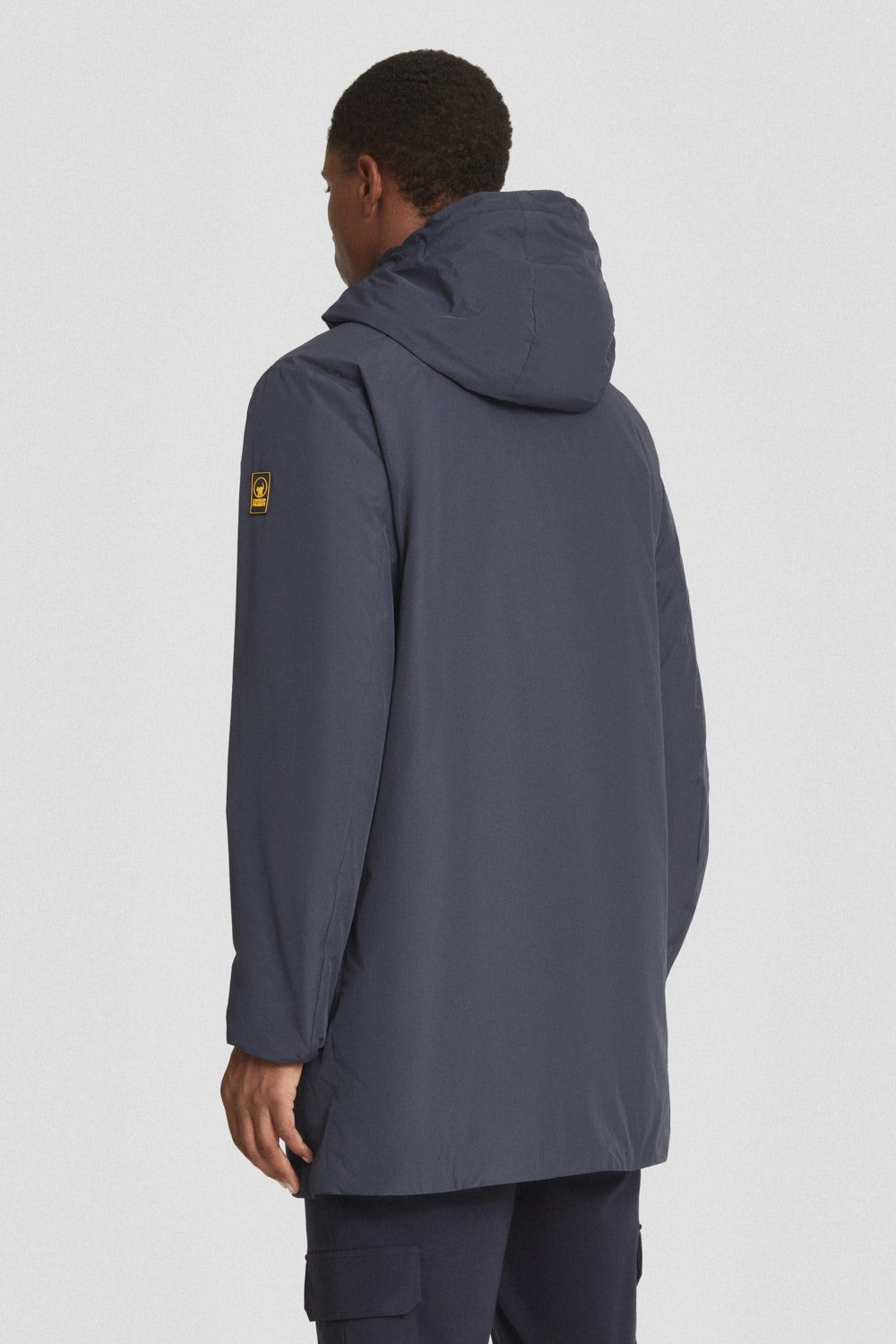 ciesse-winterjacke-blau-lang-mit-kapuze-steppjacke image 3