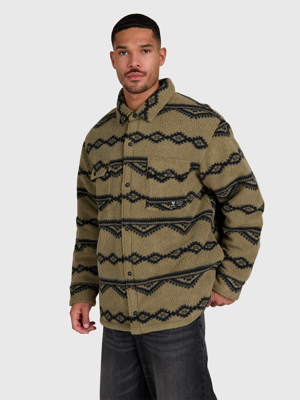 brunotti-kevionnet-fleecejacke-herren-dusky-green-polyester image 4