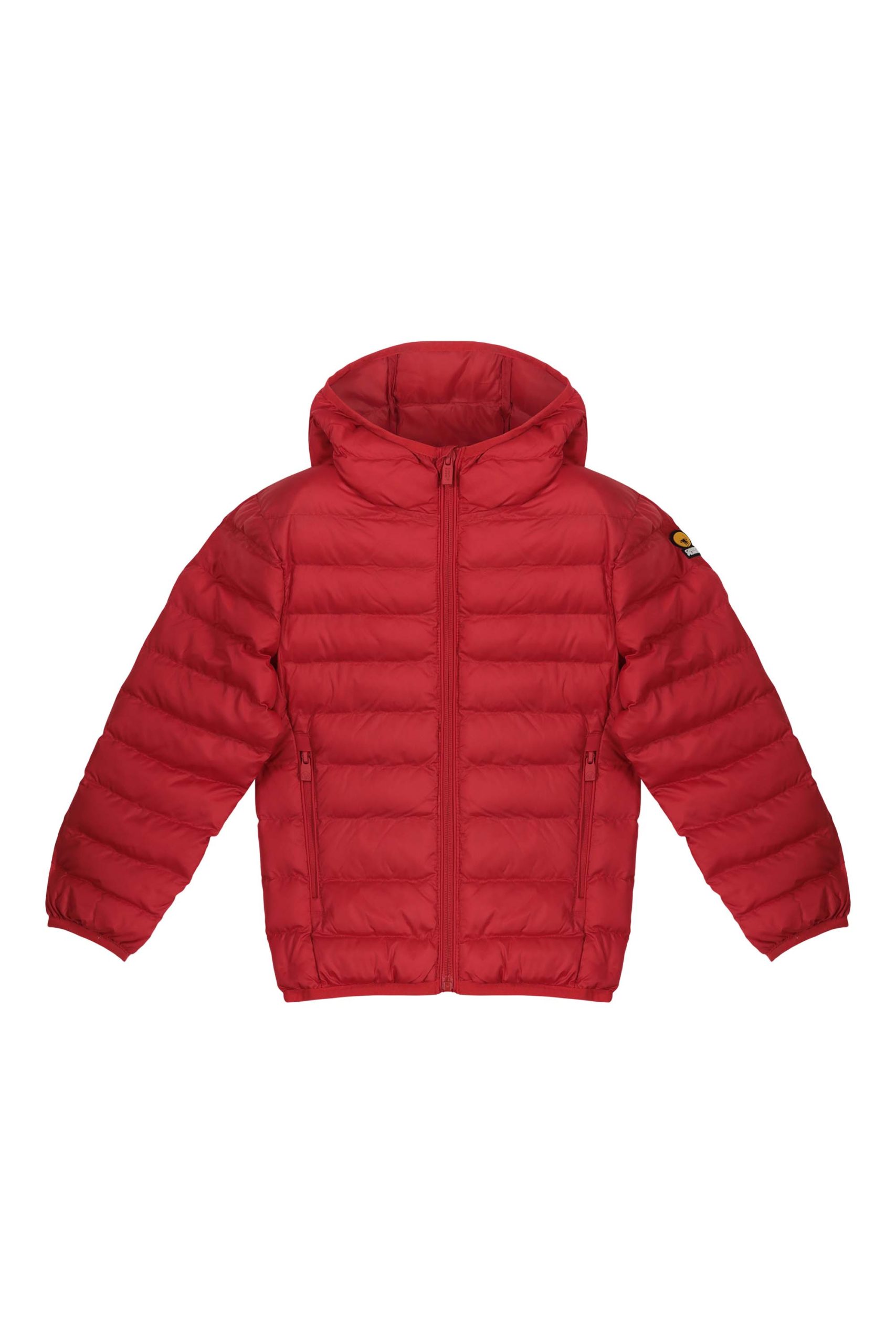 ciesse-piumini-willy-boy-kinder-daunenjacke-rot-mit-kapuze image 1