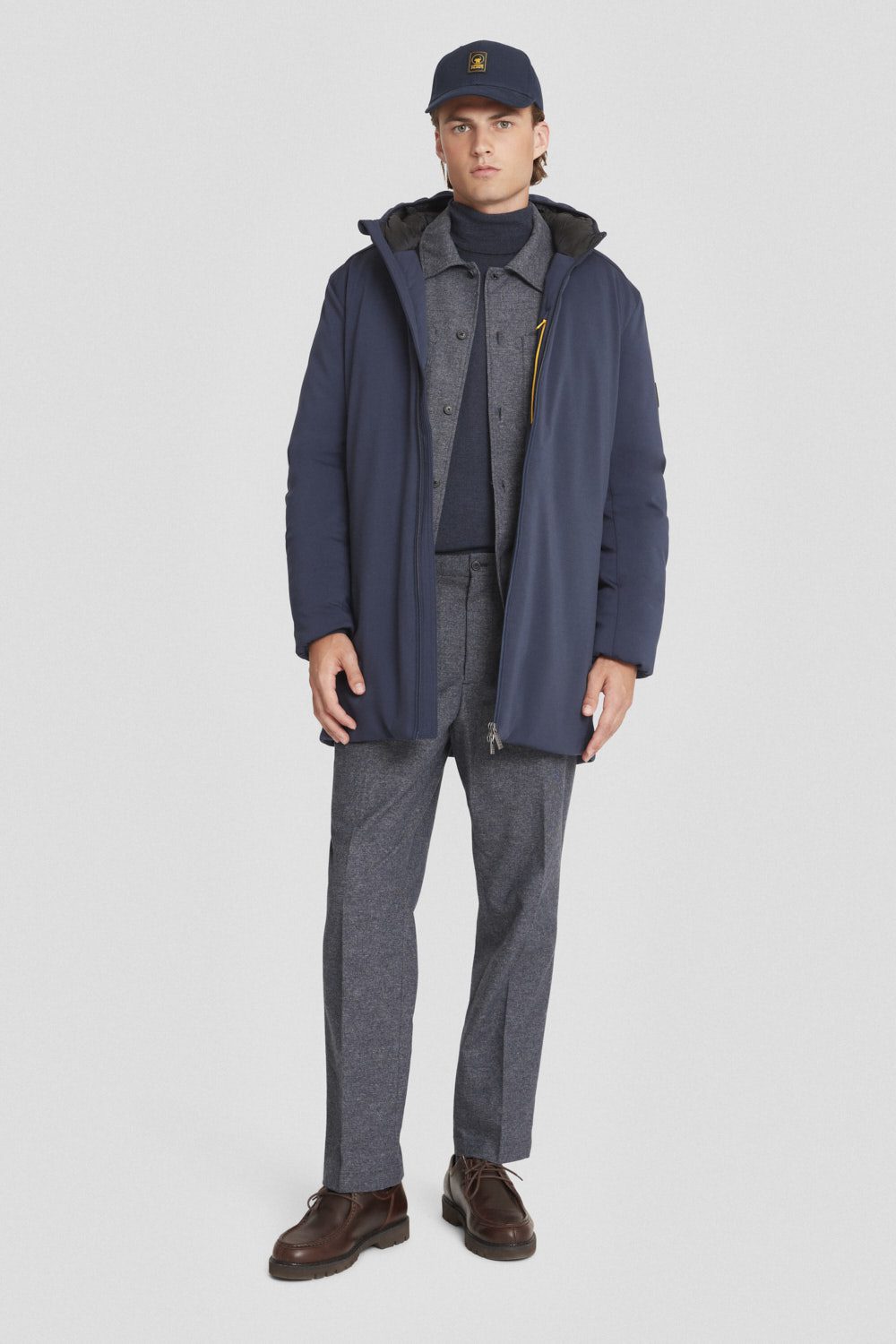 ciesse-outdoor-softshelljacke-lang-blau-herren-kapuze image 1