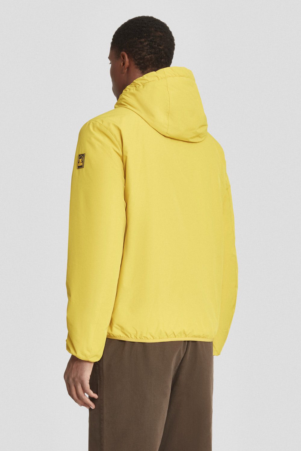 ciesse-outdoor-winterjacke-gef-ttert-gelb-kapuze image 4