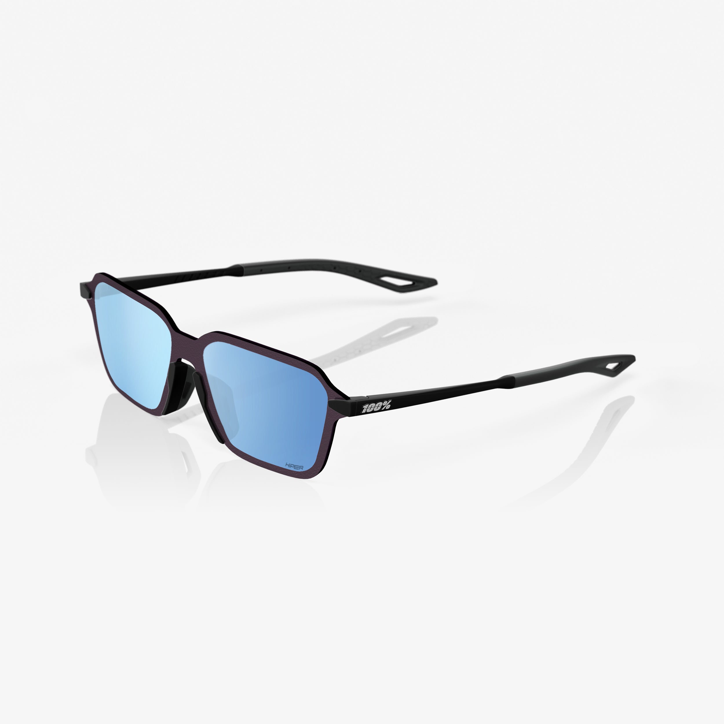 100-legere-trap-sonnenbrille-schwarz-hiper-blue image 1