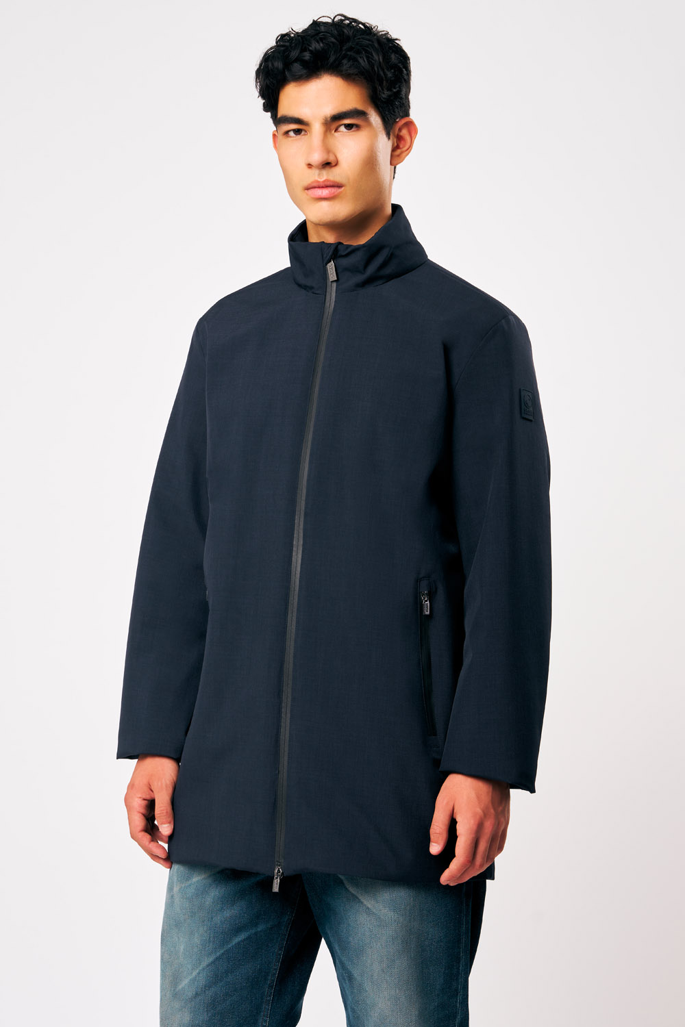 ciesse-outdoor-alfie-winterjacke-herren-blau-leicht-wattiert image 2