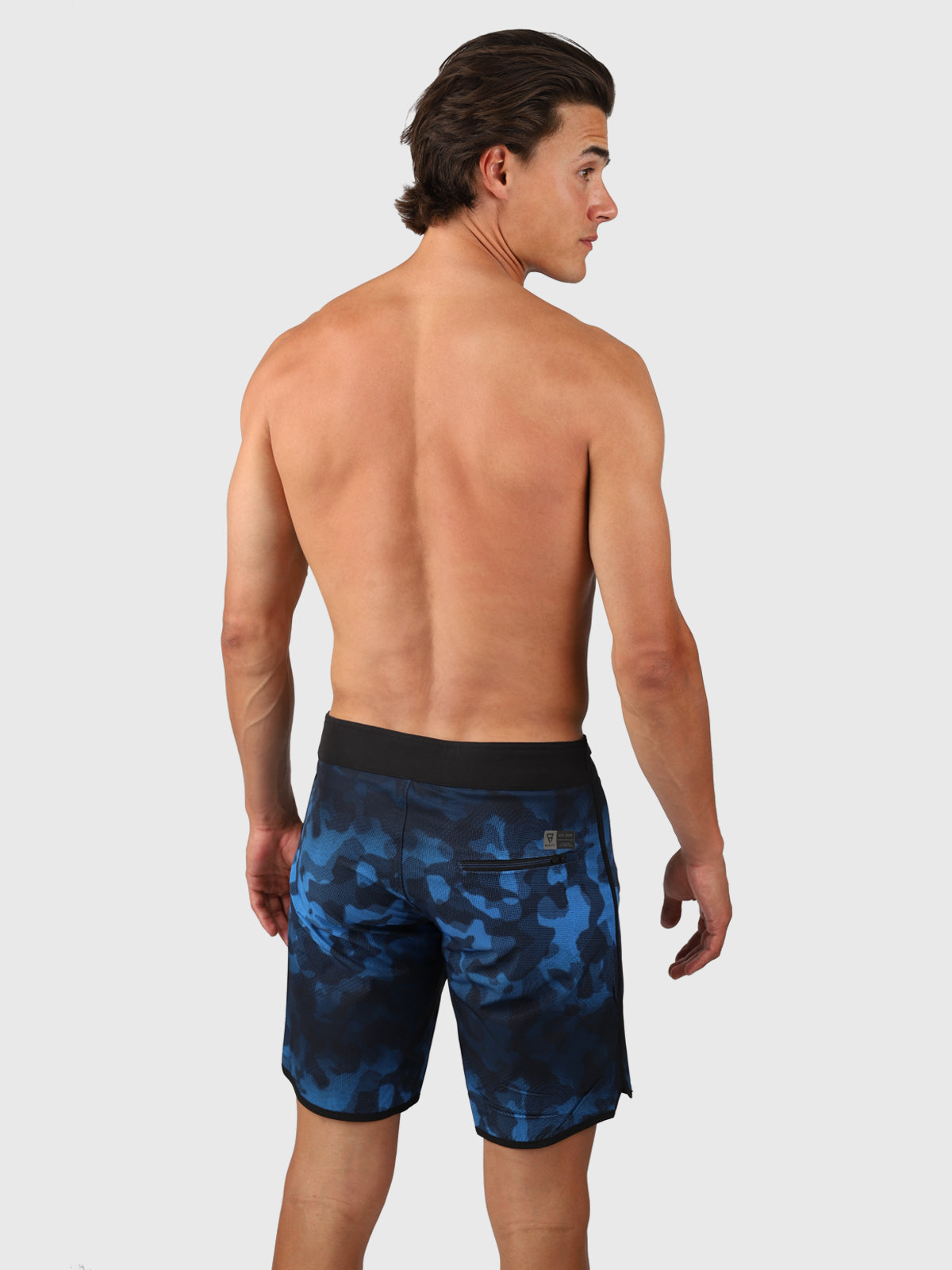 brunotti-burray-herren-boardshorts-blau-stretch-quickdry image 3