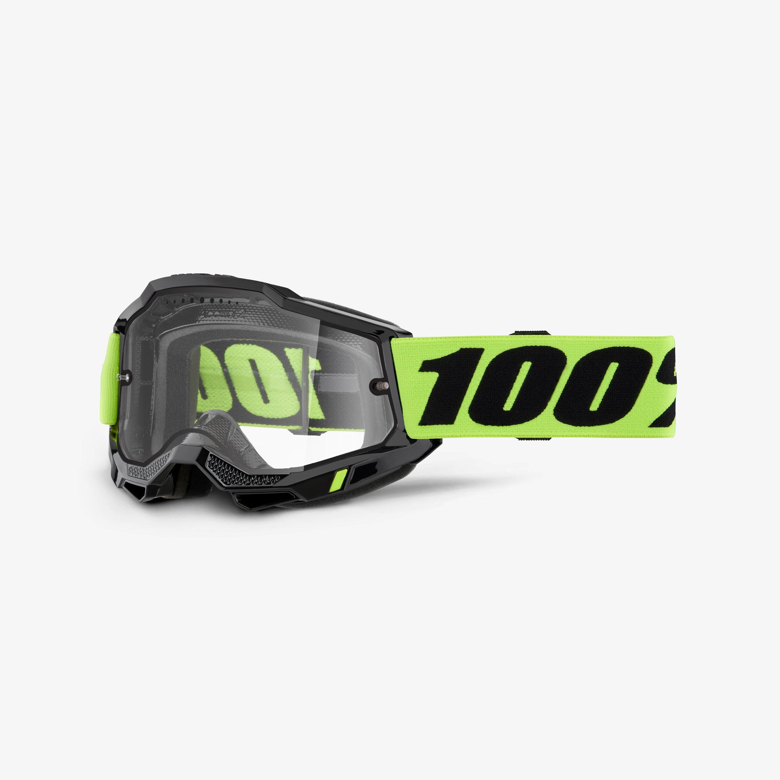 100-accuri-2-enduro-mtb-goggle-neon-yellow-clear-lens-brille image 1