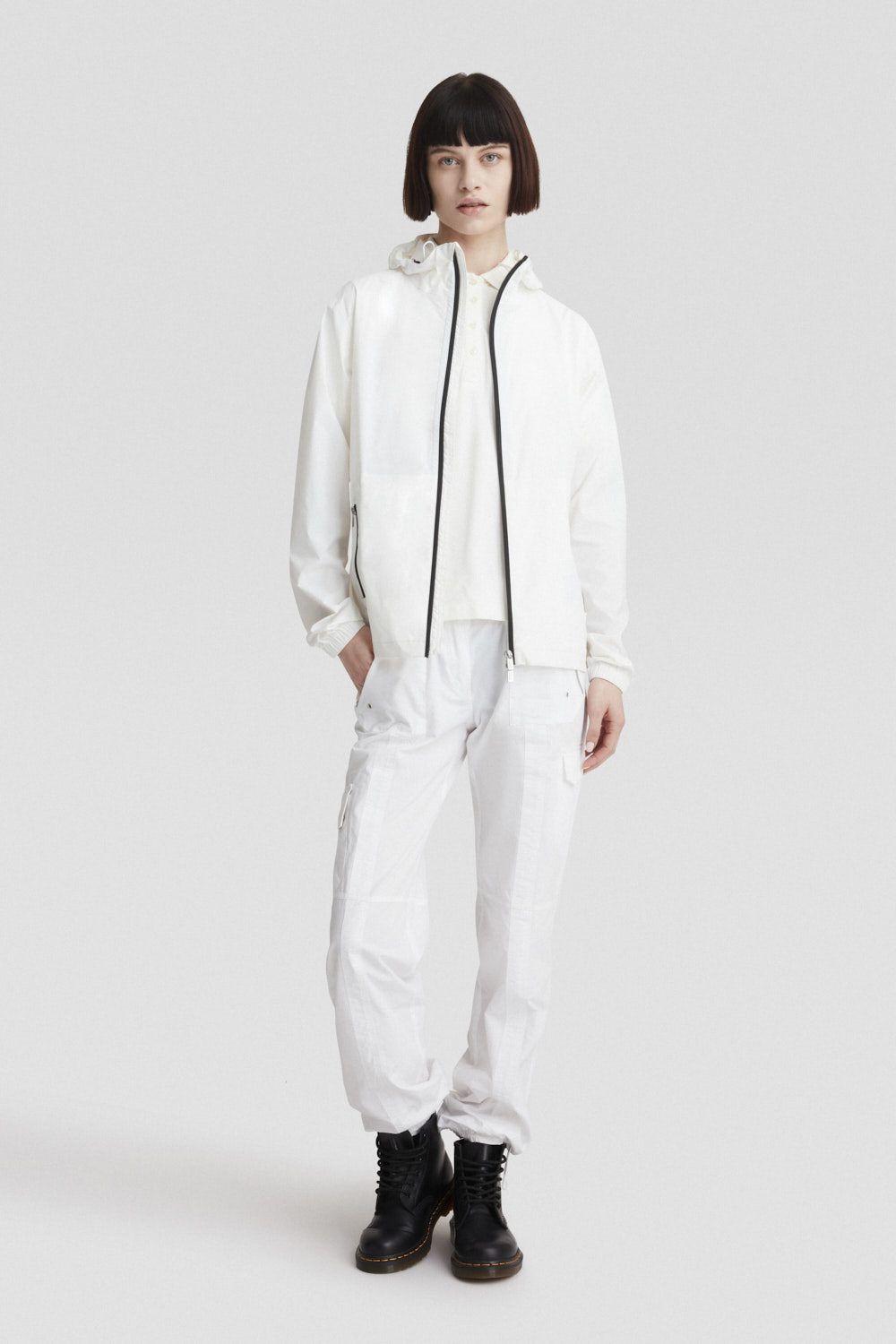 ciesse-outdoor-windjacke-weiss-mit-kapuze-wasserdicht image 2