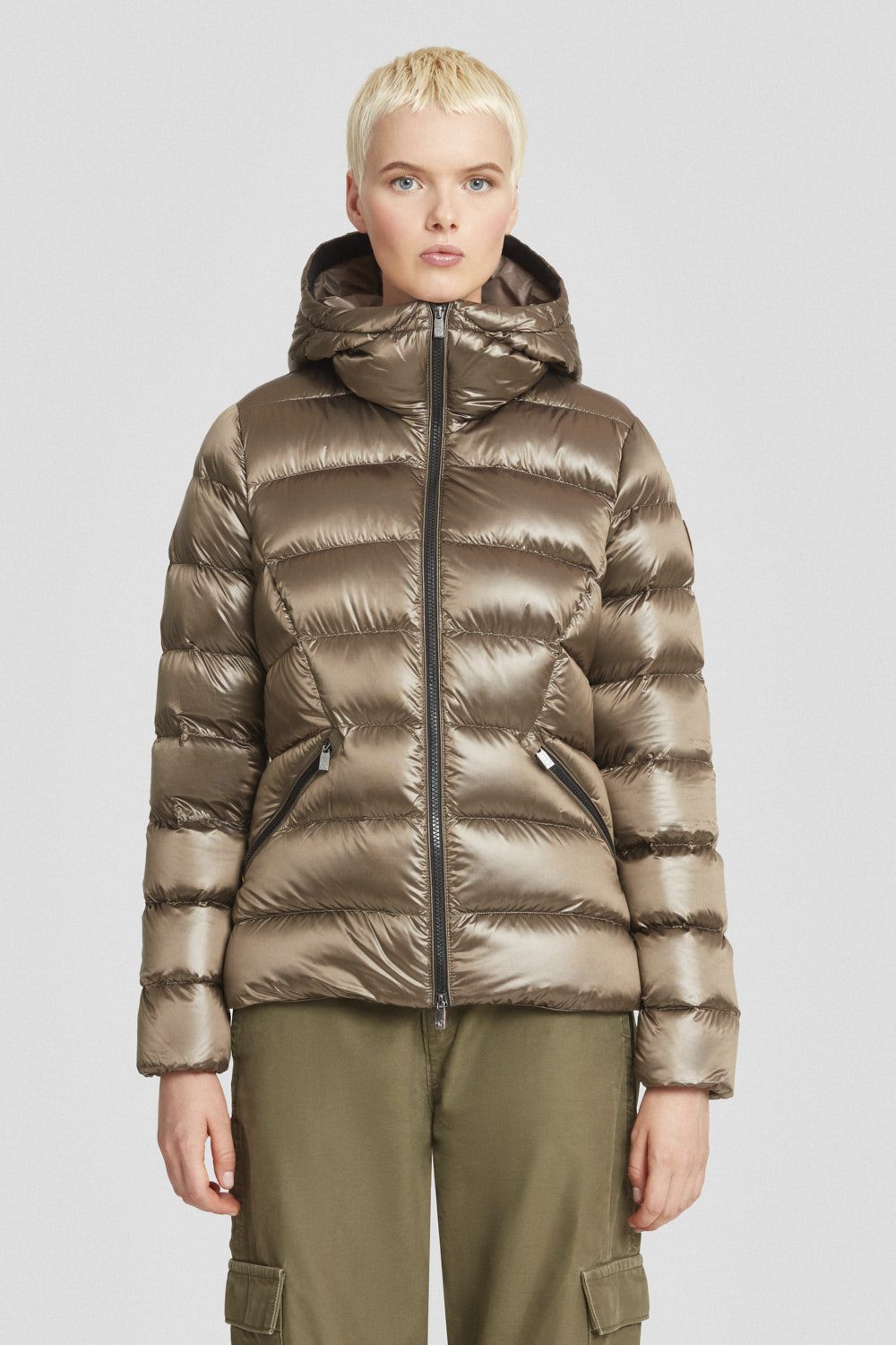 ciesse-outdoor-daunenjacke-herren-braun-mit-kapuze image 2