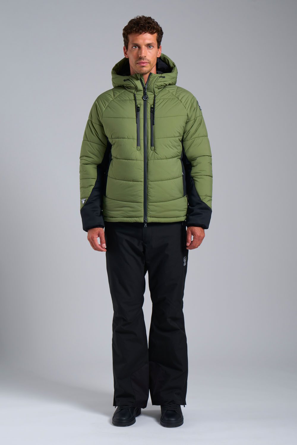 ciesse-piumini-raiser-daunenjacke-gr-n-mit-kapuze-primaloft image 2