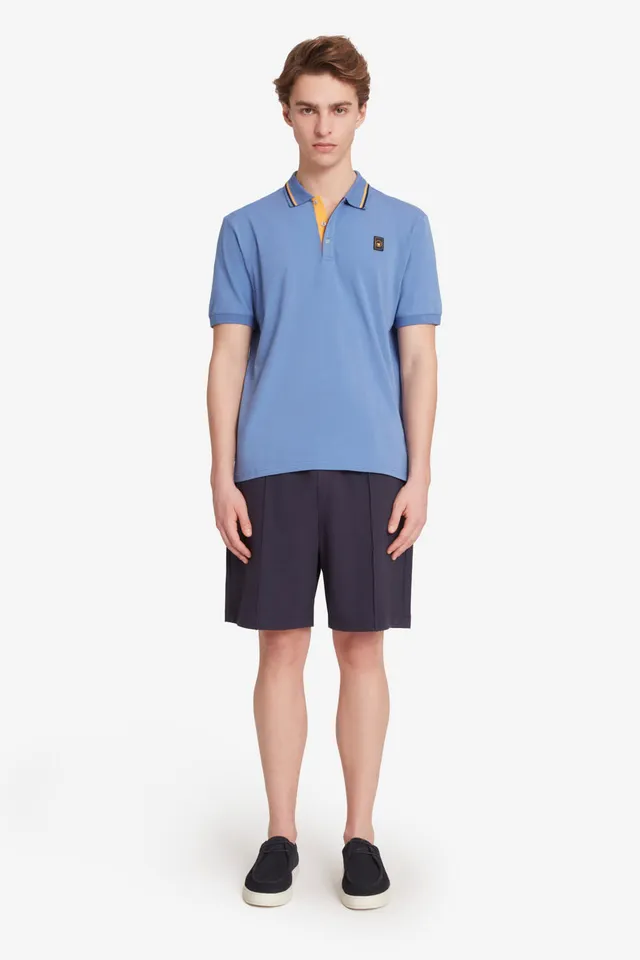 ciesse-outdoor-saxon-4-0-poloshirt-herren-blau-baumwolle image 1