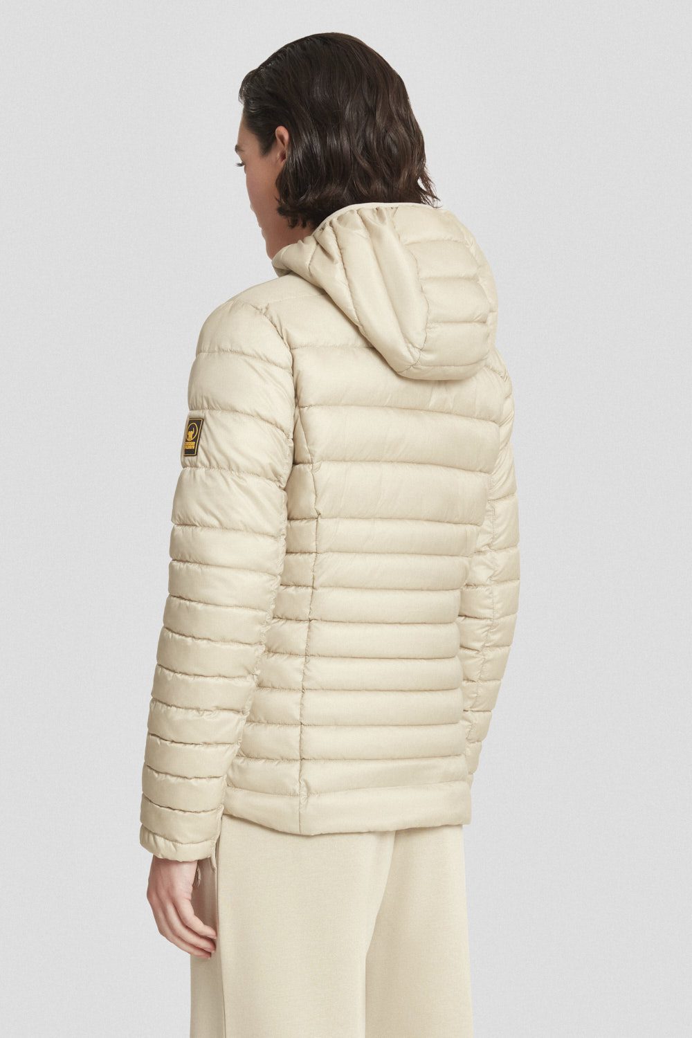 ciesse-outdoor-piumini-kurze-daunenjacke-beige-recycelt image 4