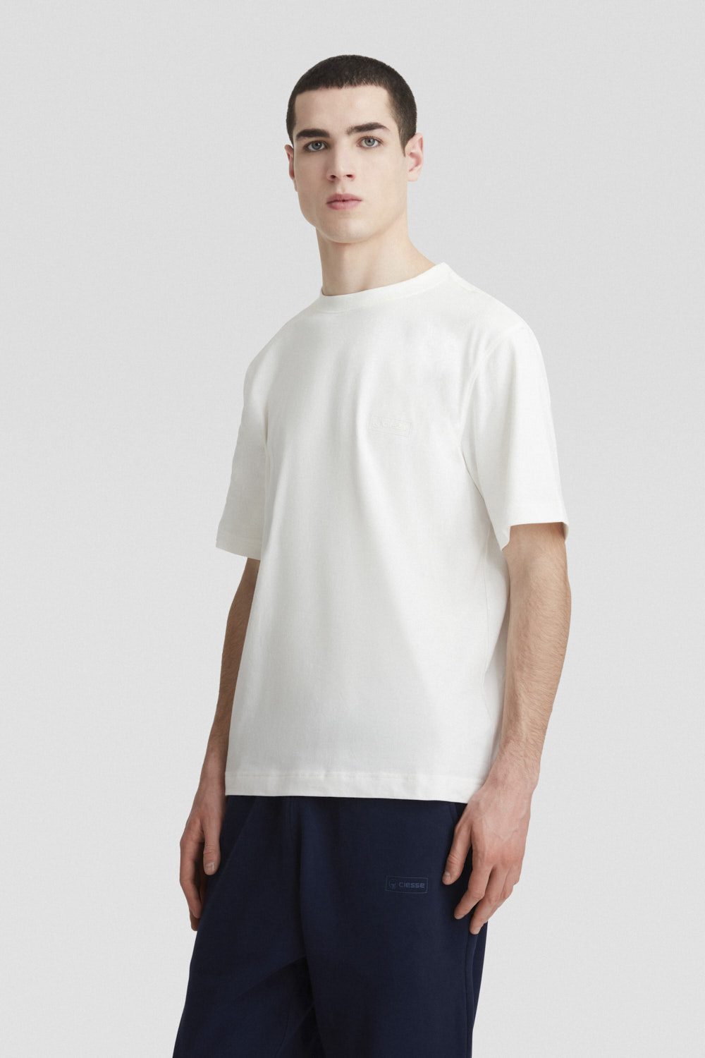 ciesse-outdoor-t-shirt-rundhals-weiss-baumwolle image 2
