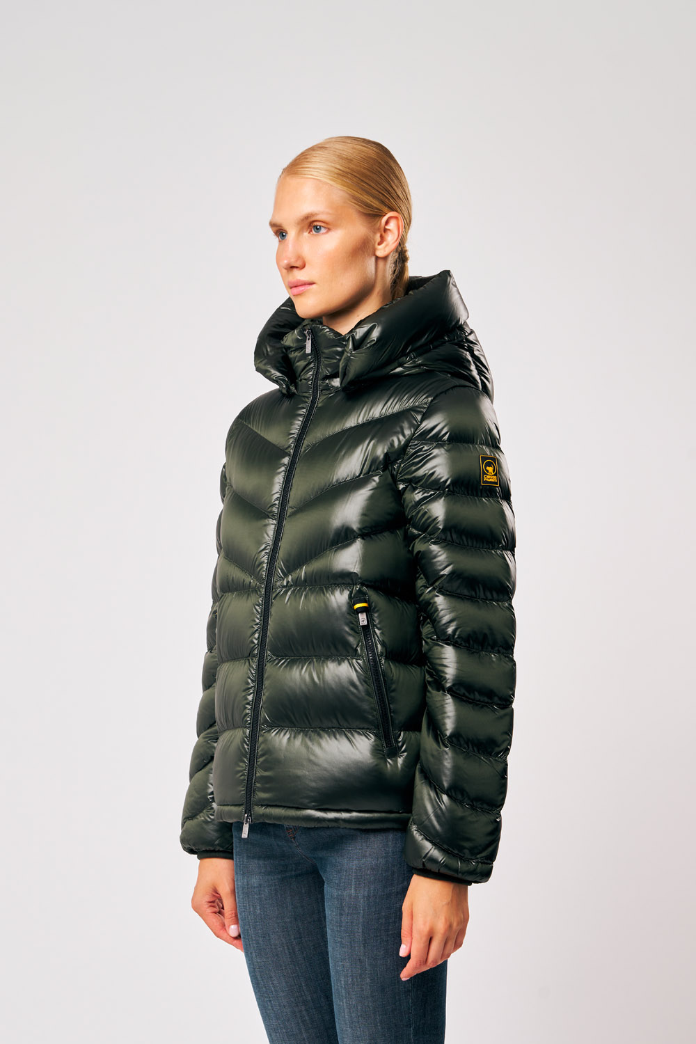 ciesse-heidi-daunenjacke-damen-gr-n-800fp-kapuze image 1