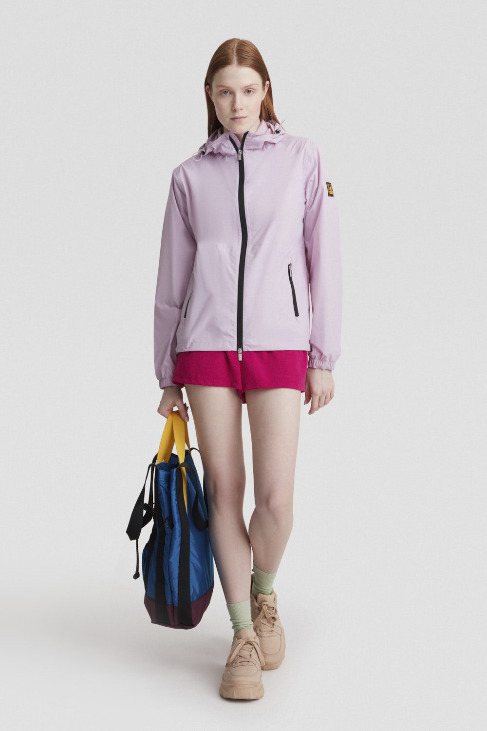 ciesse-outdoor-windjacke-lila-leicht-mit-kapuze-wasserdicht image 1
