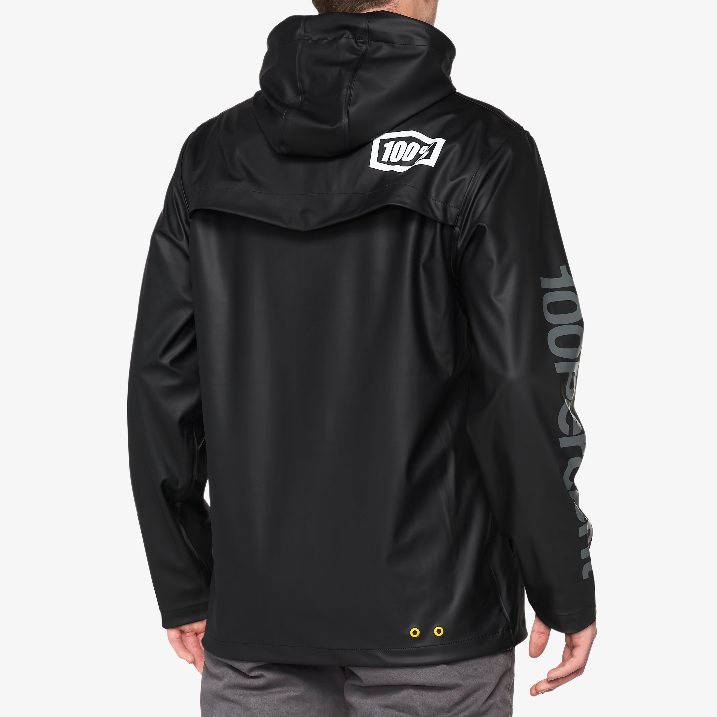 100-mala-jacke-schwarz-hooded-snap-wasserdicht-s-xl image 2