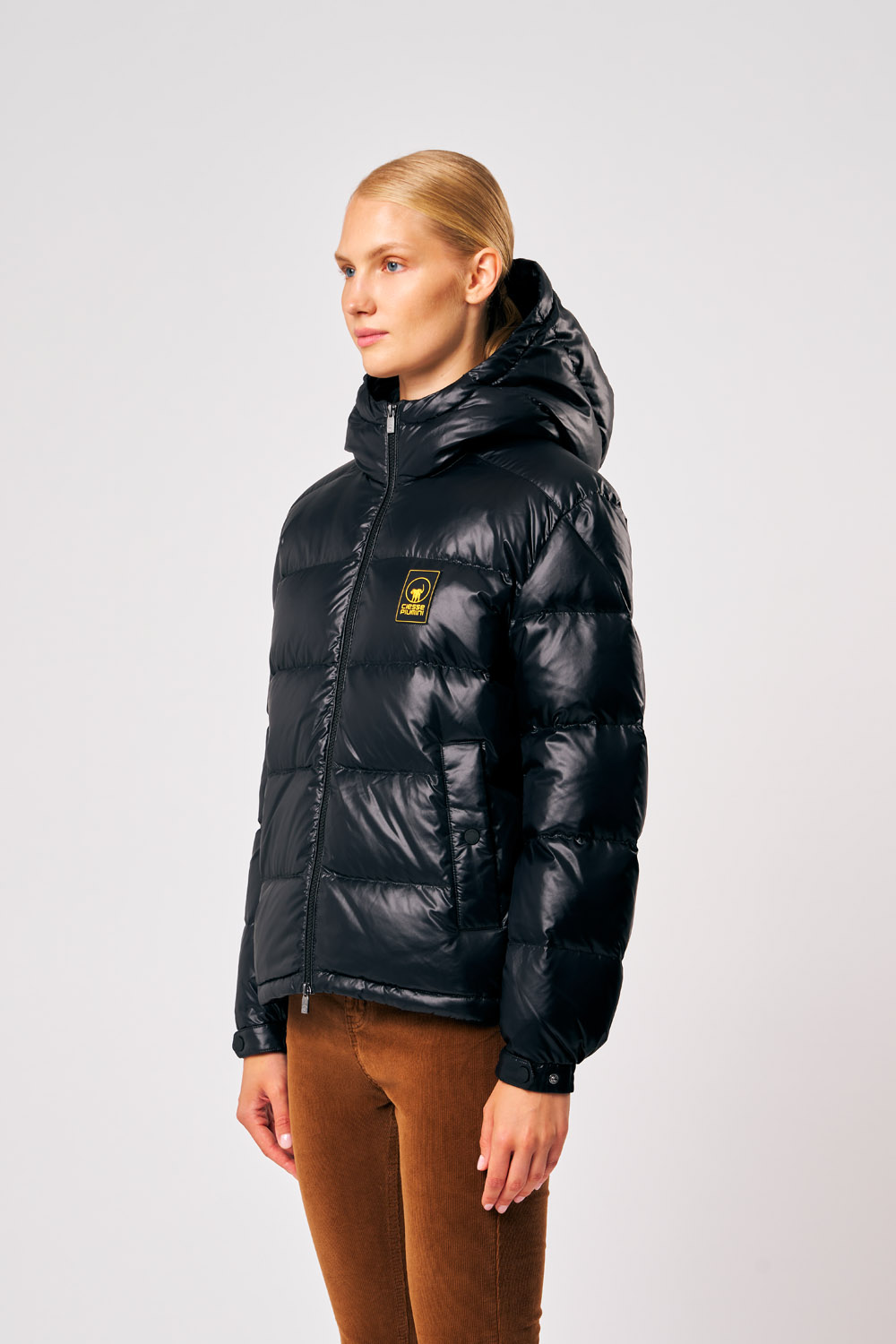 ciesse-outdoor-naria-daunenjacke-damen-schwarz-kapuze image 1
