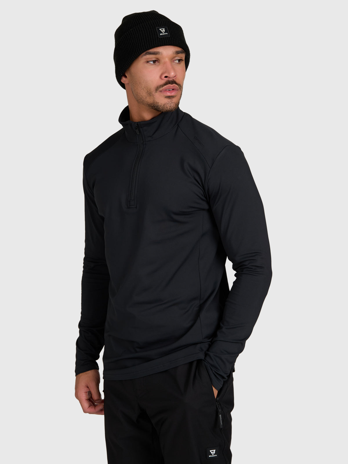 brunotti-mano-herren-fleece-schwarz-ski-midlayer image 3