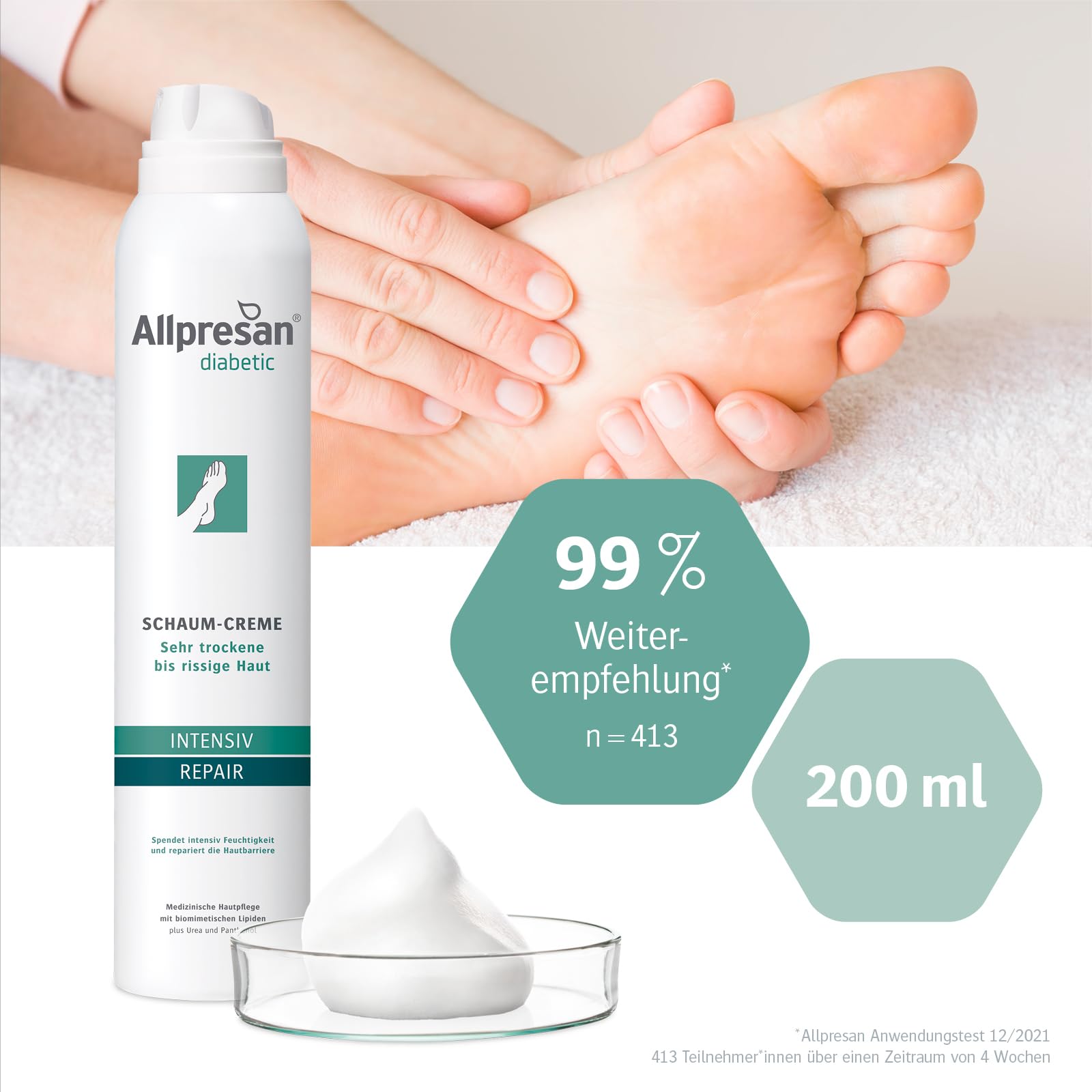 allpresan-diabetic-repair-schaum-creme-200-ml-urea image 6