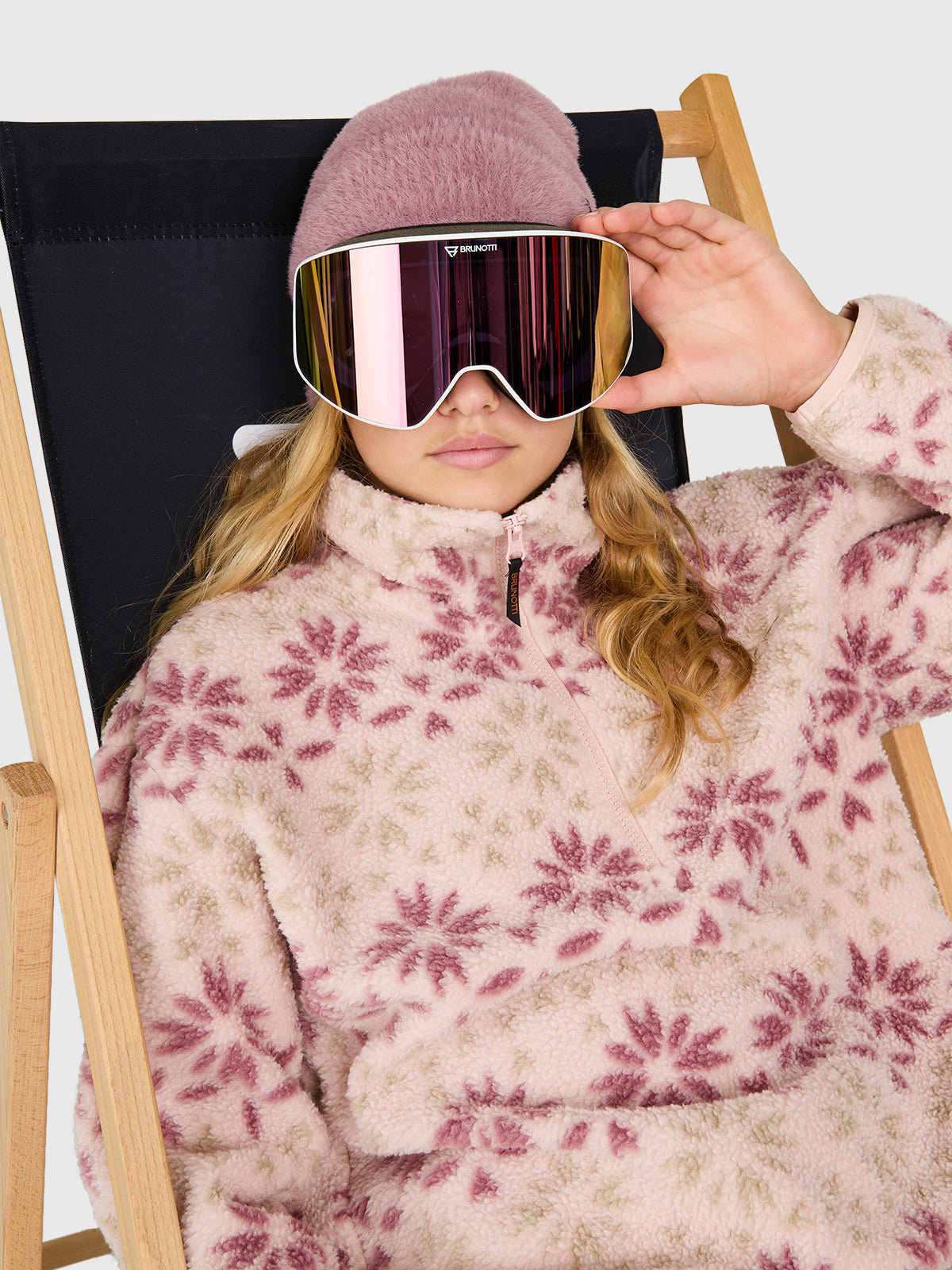 brunotti-rezany-print-girls-snow-fleece-m-dchen-sepia-rose-gr-152 image 2