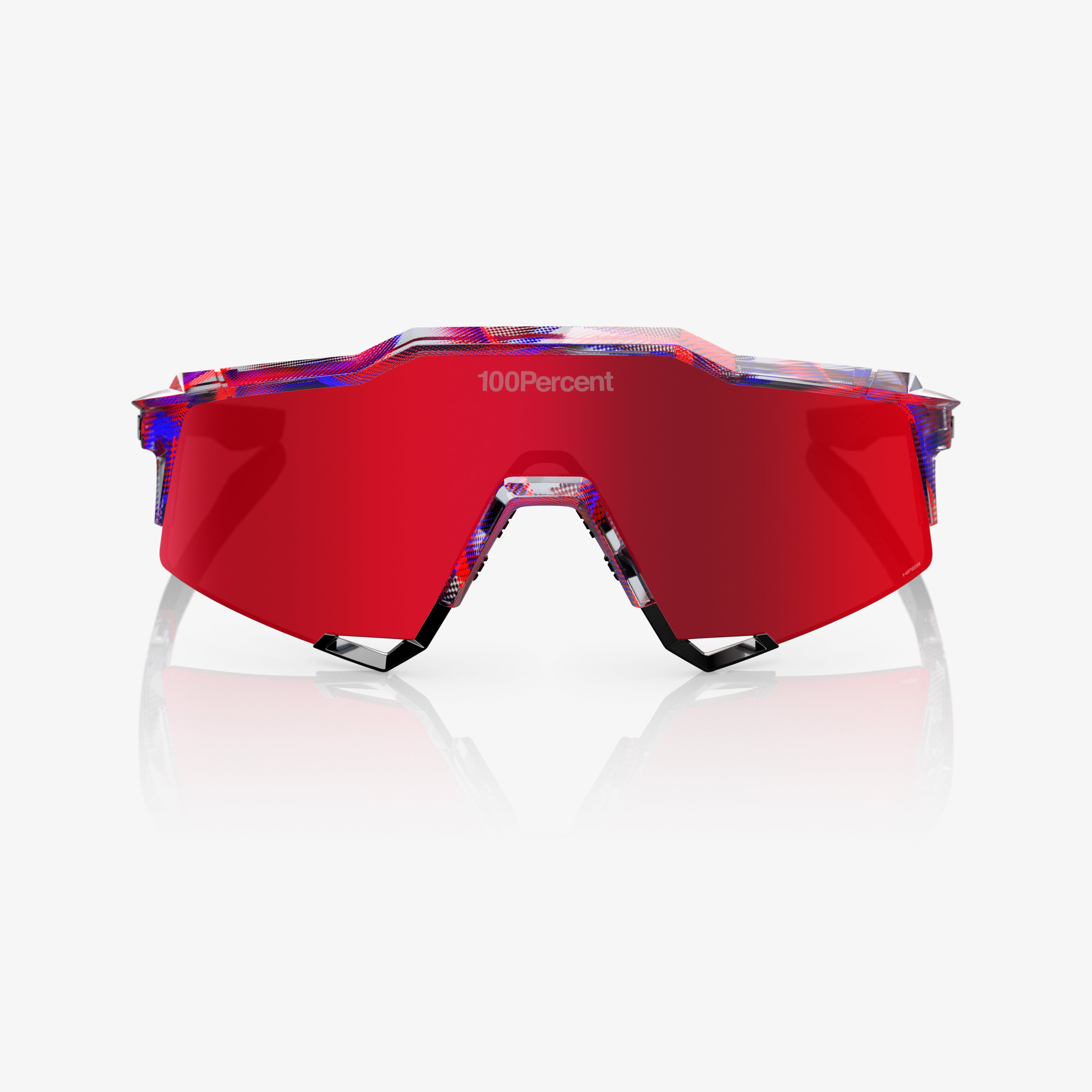 100-speedcraft-le-fdj-sportbrille-hiper-fire-red-mirror image 2