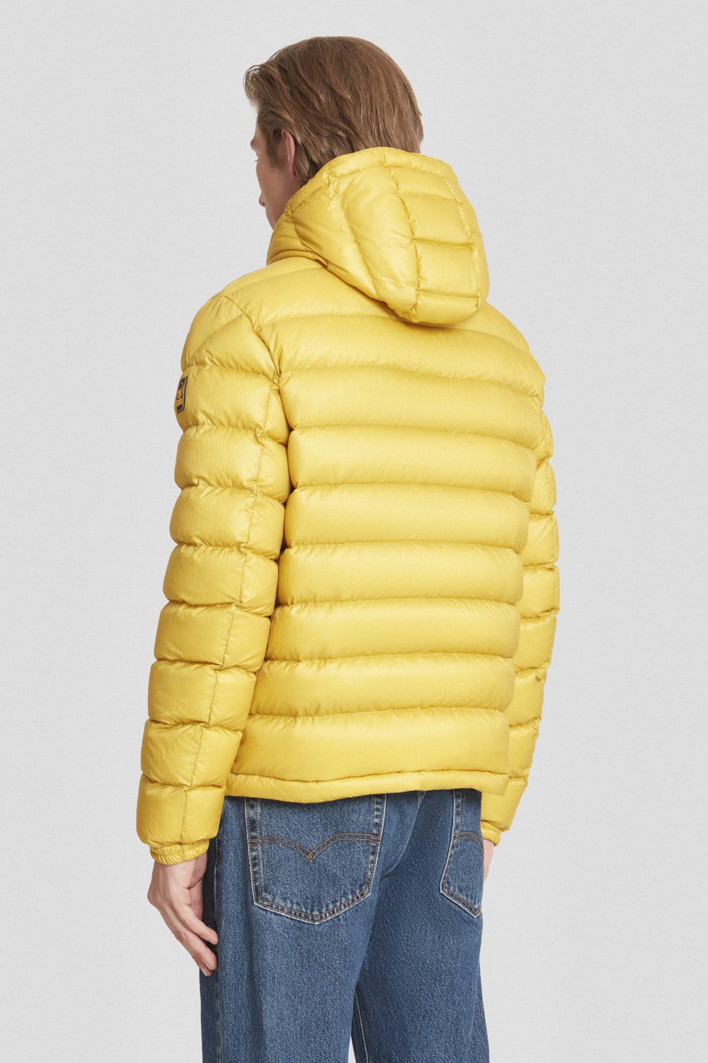 ciesse-piumini-daunenjacke-kurz-gelb-mit-kapuze-90-10 image 4