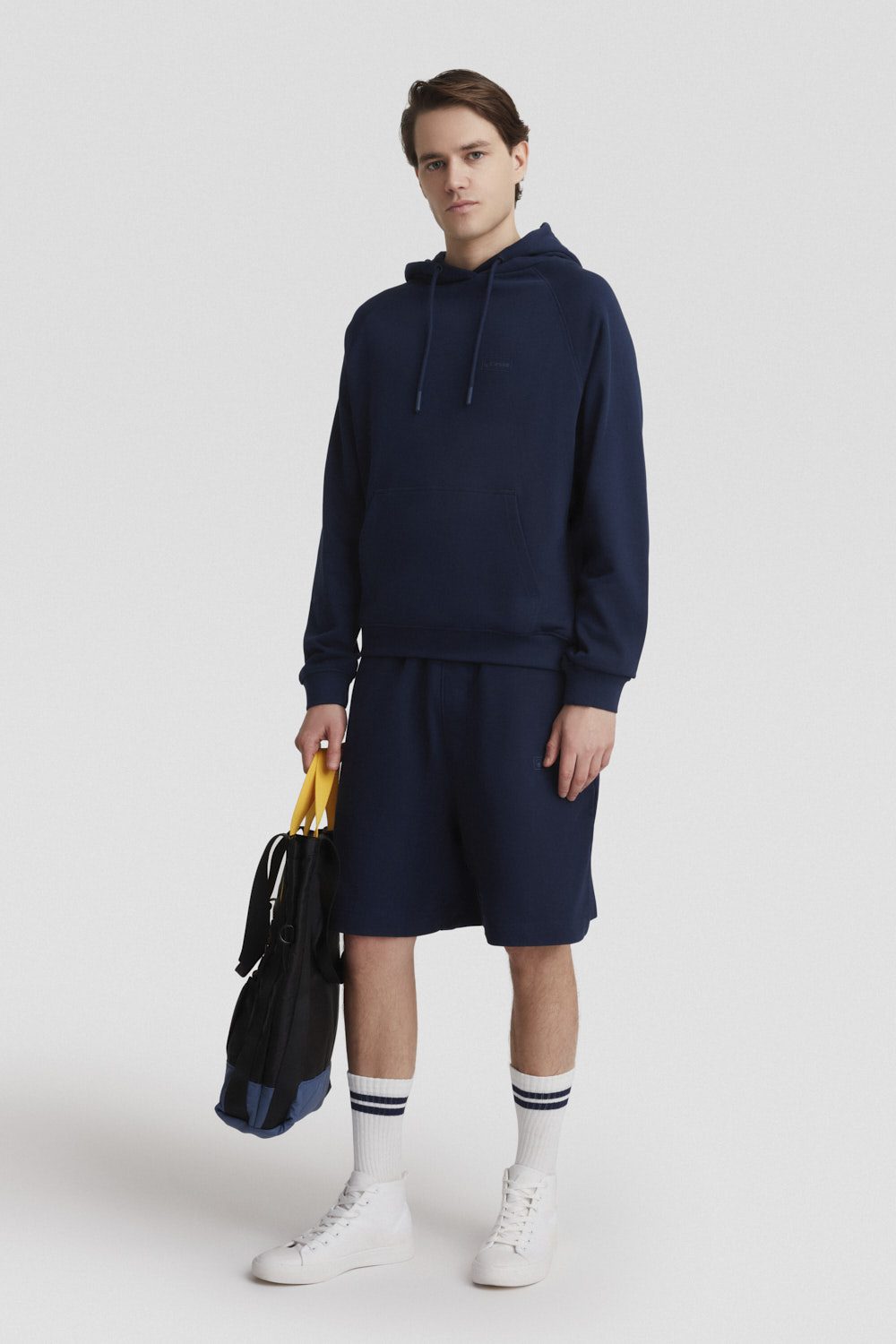 ciesse-outdoor-felpe-hoodie-blau-kapuze-baumwolle image 1