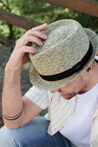chillouts-franklin-hut-schwarz-58-60-baumwolle-trilby image 7
