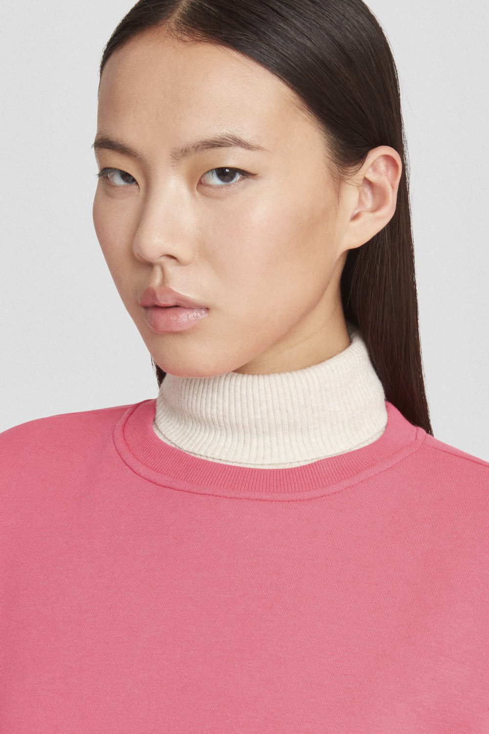 ciesse-outdoor-sweatshirt-fuchsia-rundhals-baumwolle image 3