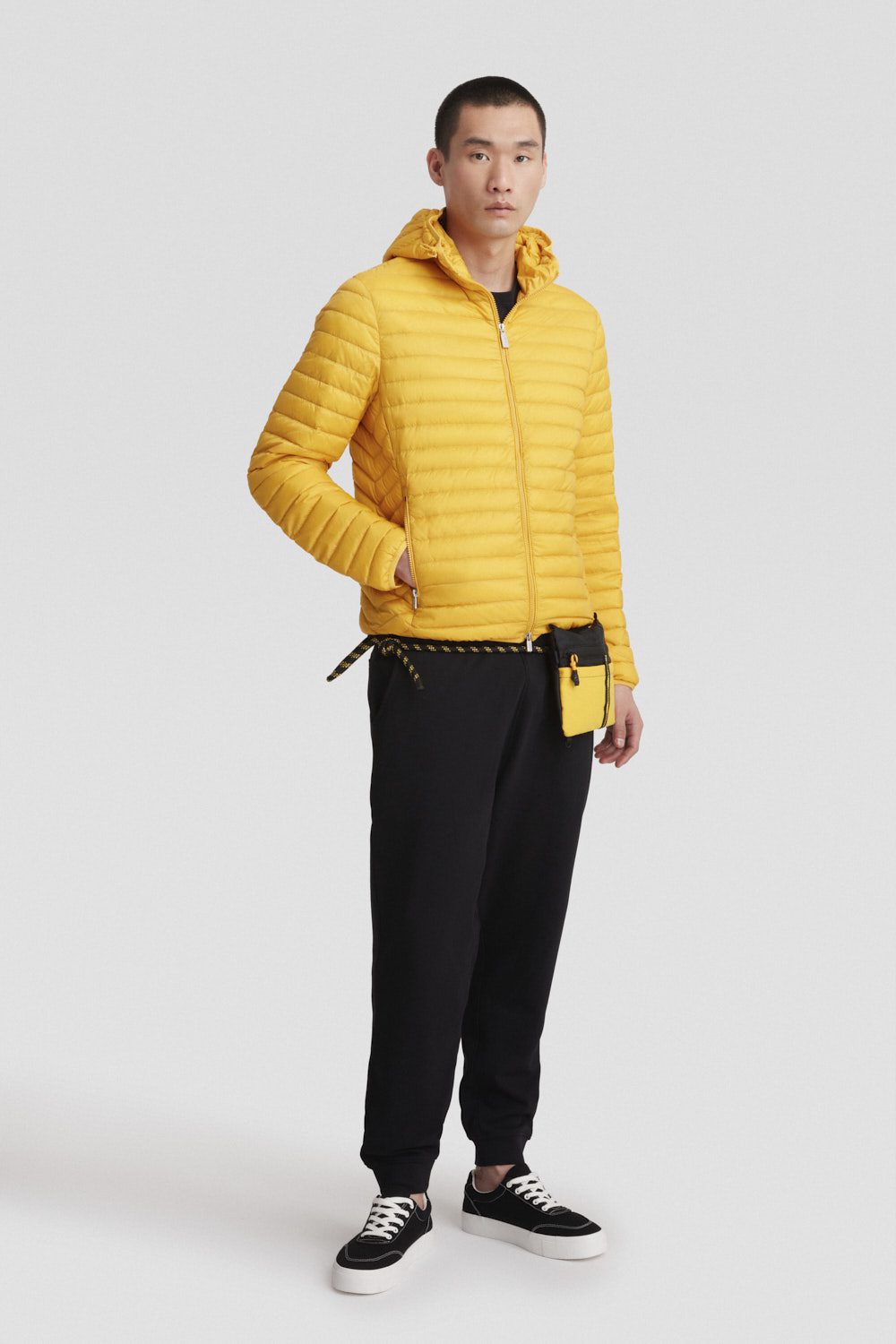 ciesse-outdoor-piumini-daunenjacke-mit-kapuze-gelb-matt-800-fill image 1