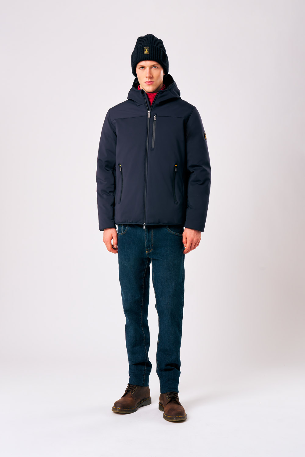 ciesse-jayden-3-0-softshelljacke-herren-blau-kurz-kapuze image 1