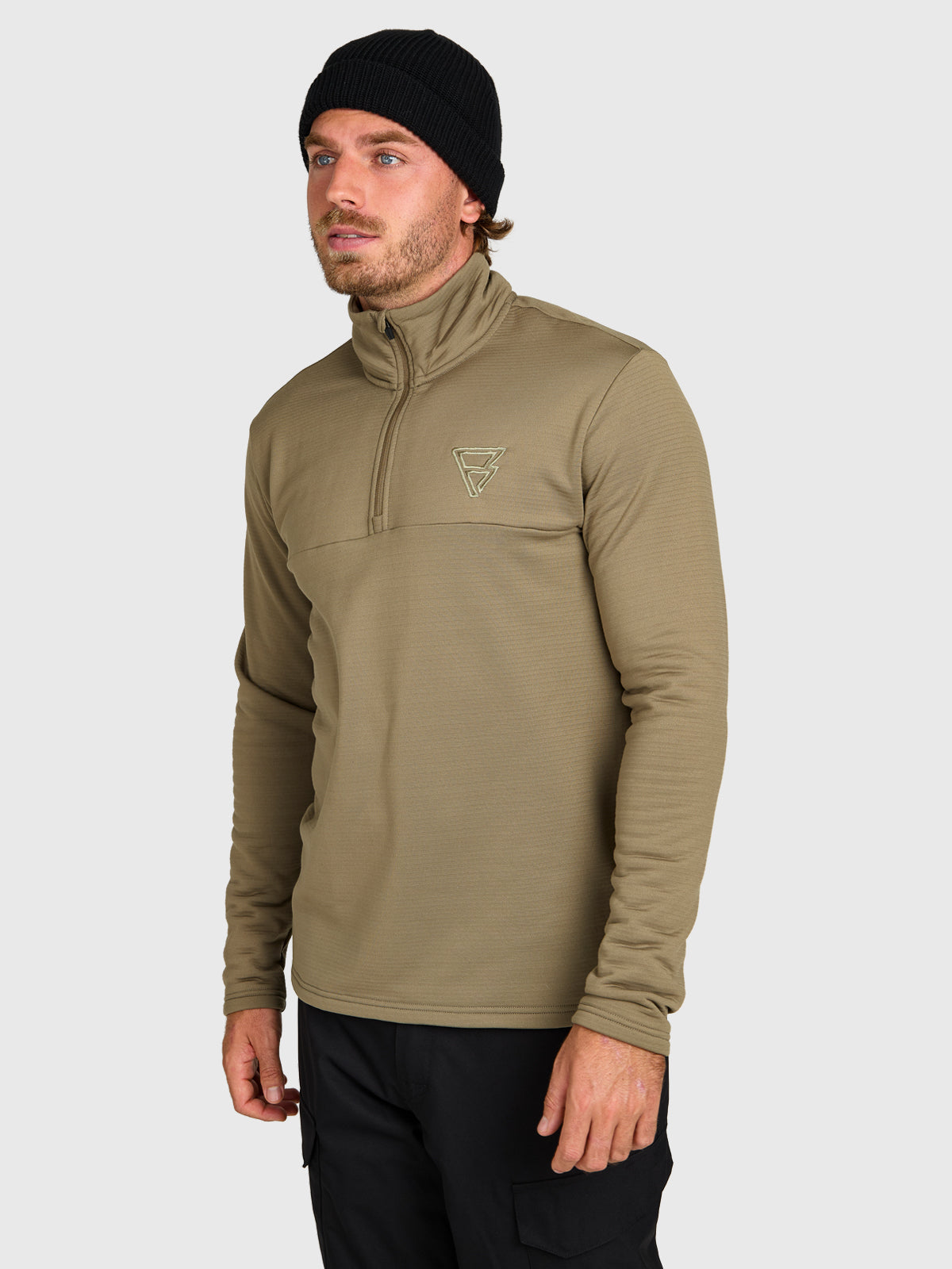 brunotti-daronst-herren-fleece-dusky-green-regular-fit image 4